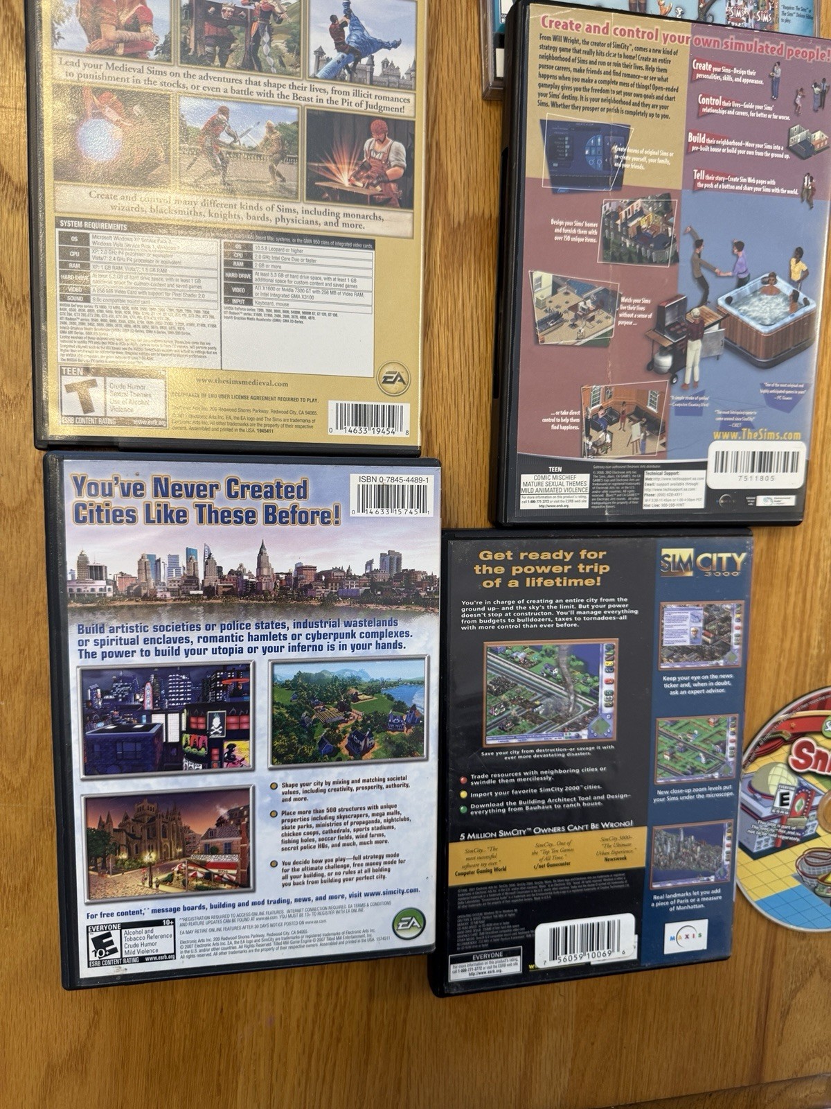Lot 7 Games SimCity 2000 3000 The Sims Medieval Sim City 4 Societies PC