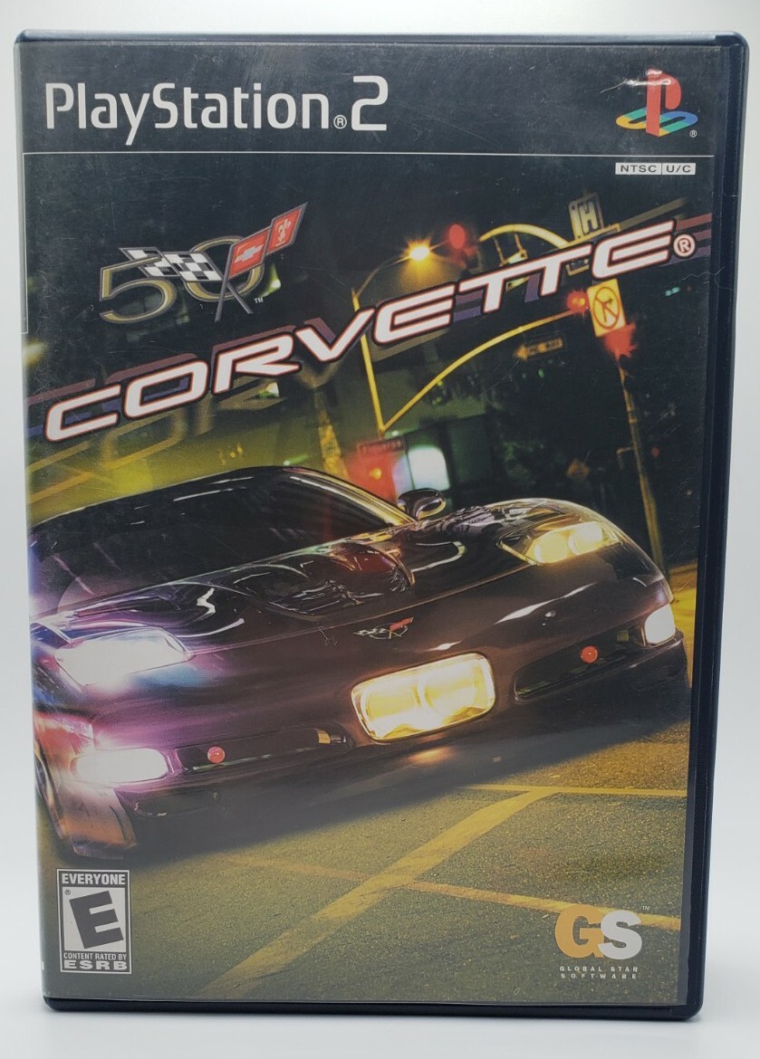 50 Corvette Sony Playstation 2 Game Complete Video Game Complete