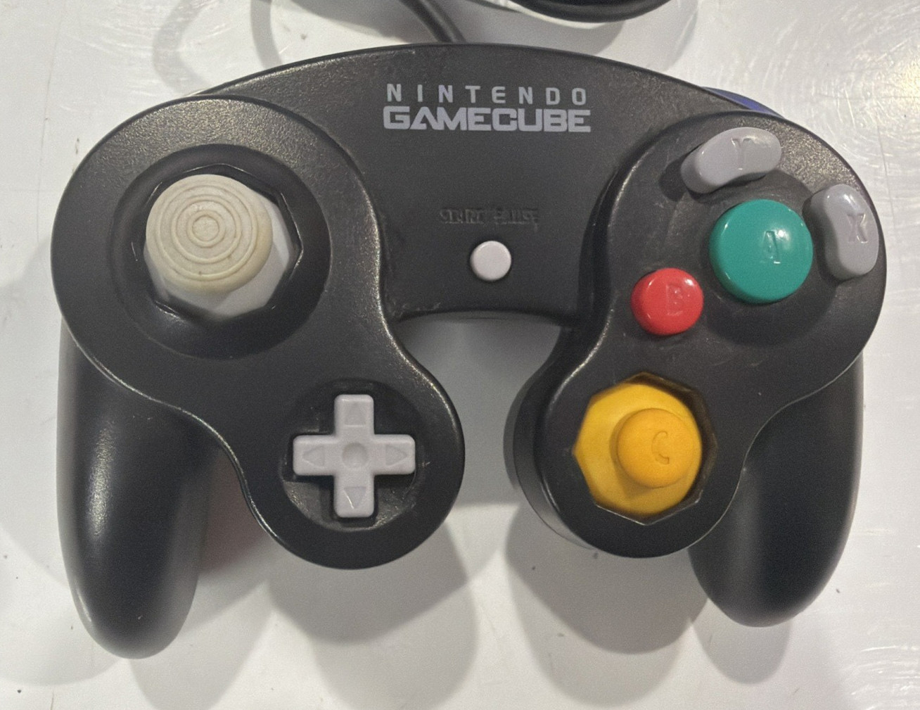 Nintendo GameCube OEM Black Controller Authentic DOL-003 Tested