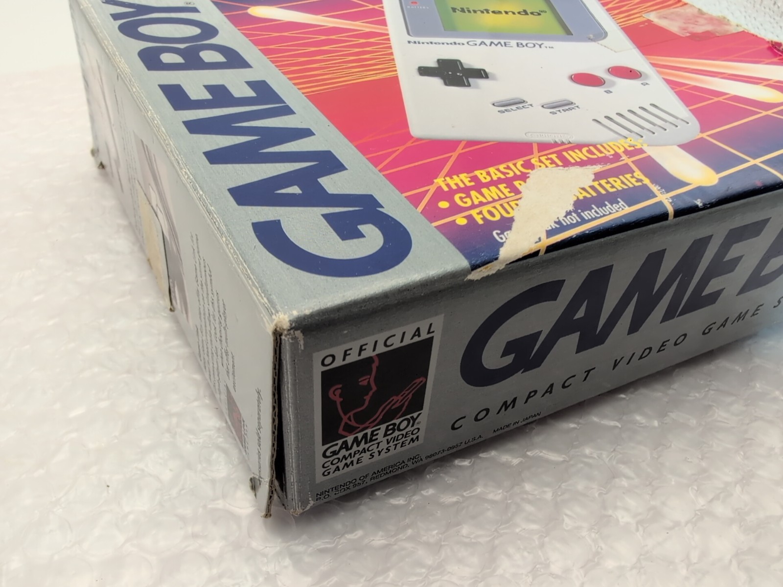 Original Nintendo Gameboy DMG-01 Gray CIB *Matching Serial* Rare – Excellent