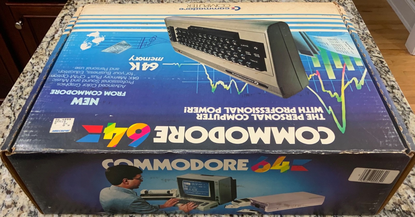Vintage Original Commodore 64 Console Nice Condition Original Box Made In USA
