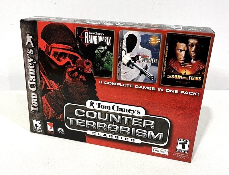 Tom Clancy’s Counter Terrorism Classics (3 Games in Box) – PC CD-ROM – New Box
