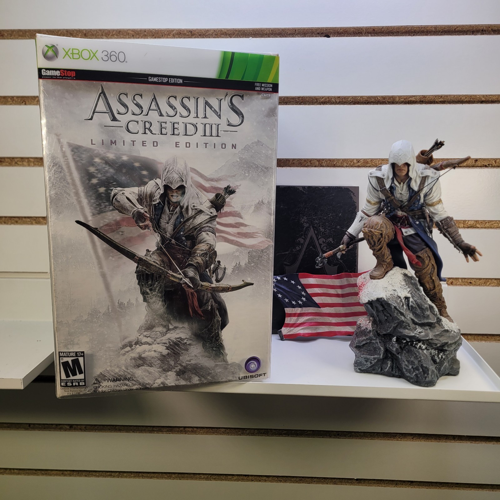 Assassin’s Creed III 3 Xbox 360 Limited Edition Box Set Game Statue