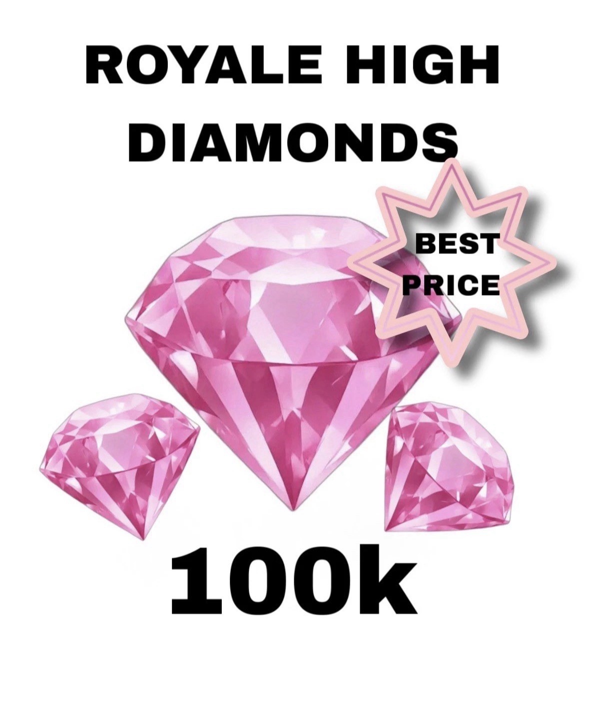 ROYALE HIGH – 100K DIAMONDS BEST PRICE!