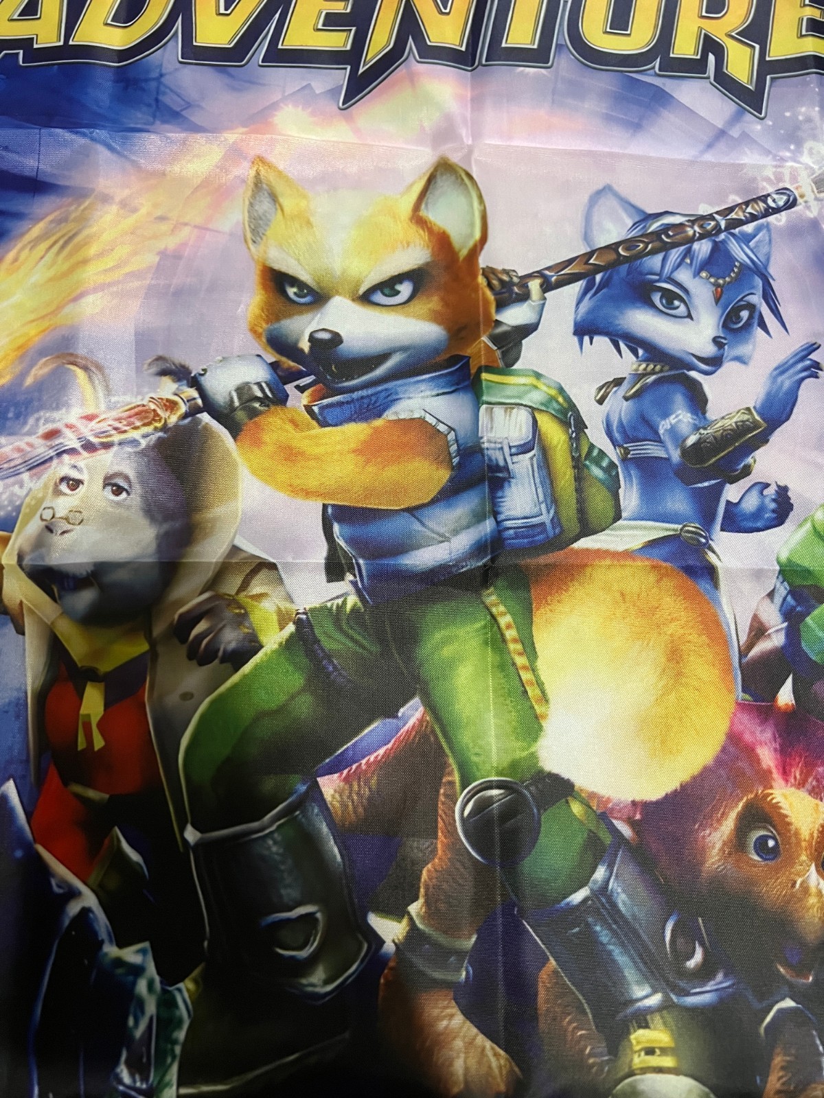 Starfox Adventures Wall Flag Banner Tapestry 2 x 3 Ft, Gamecube