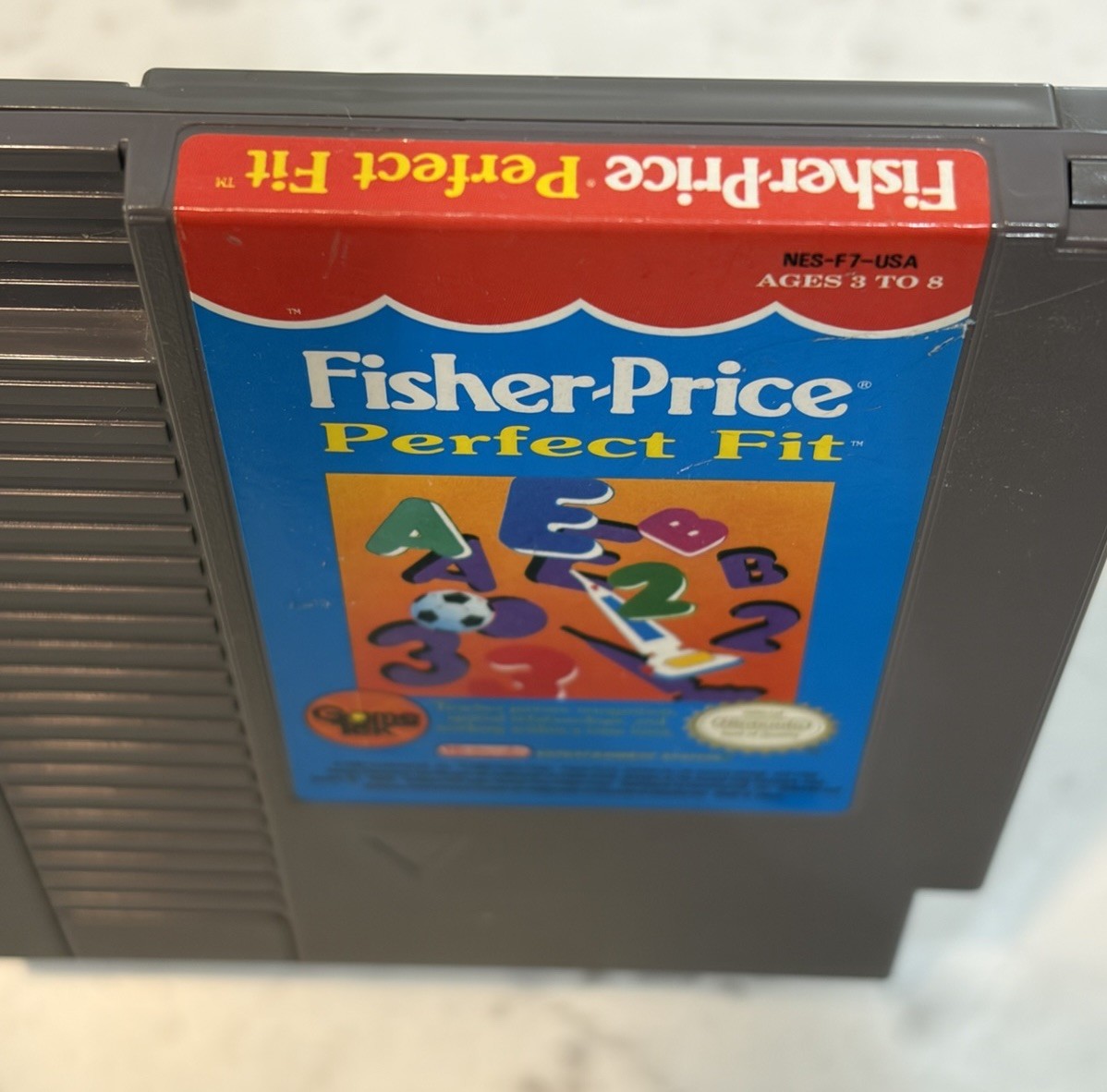 Fisher Price Perfect Fit – Nintendo NES – Tested Working 👍 Vintage 80s Ed Game
