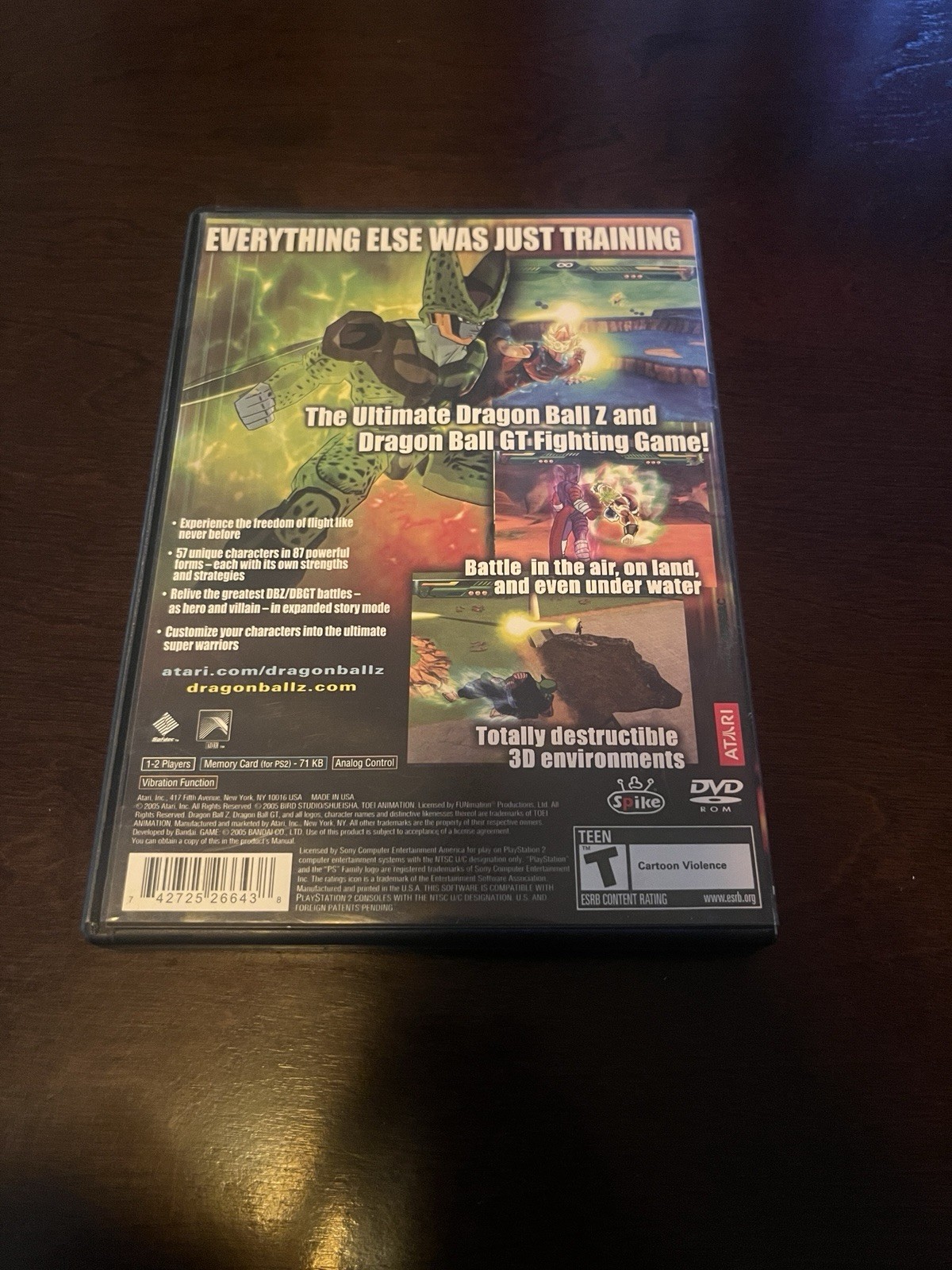 Dragon Ball Z Budokai Tenkaichi Sony PlayStation 2 , CIB, (TESTED)