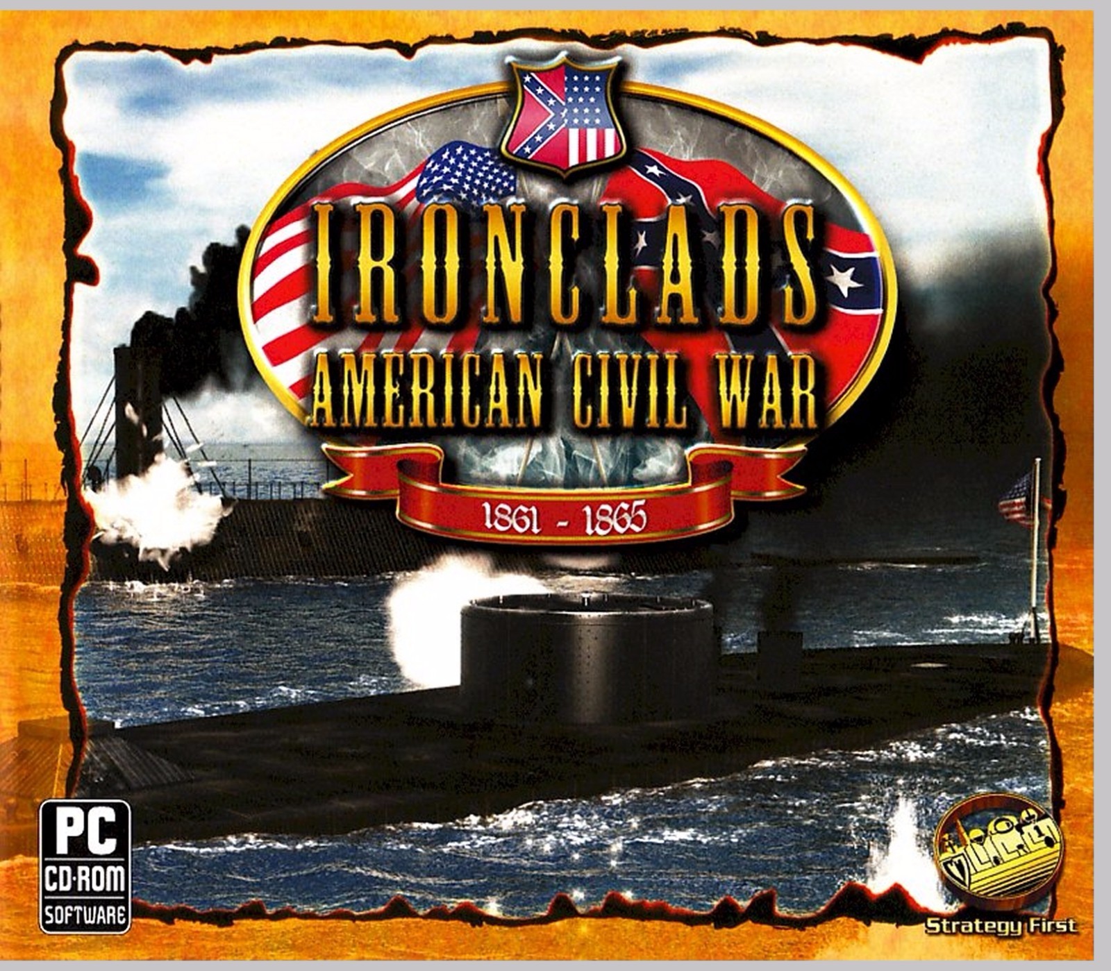 IRONCLADS AMERICAN CIVIL WAR. 14 MISSIONS. 18 HOURS OF PLAYING TIME. SHIPS FREE