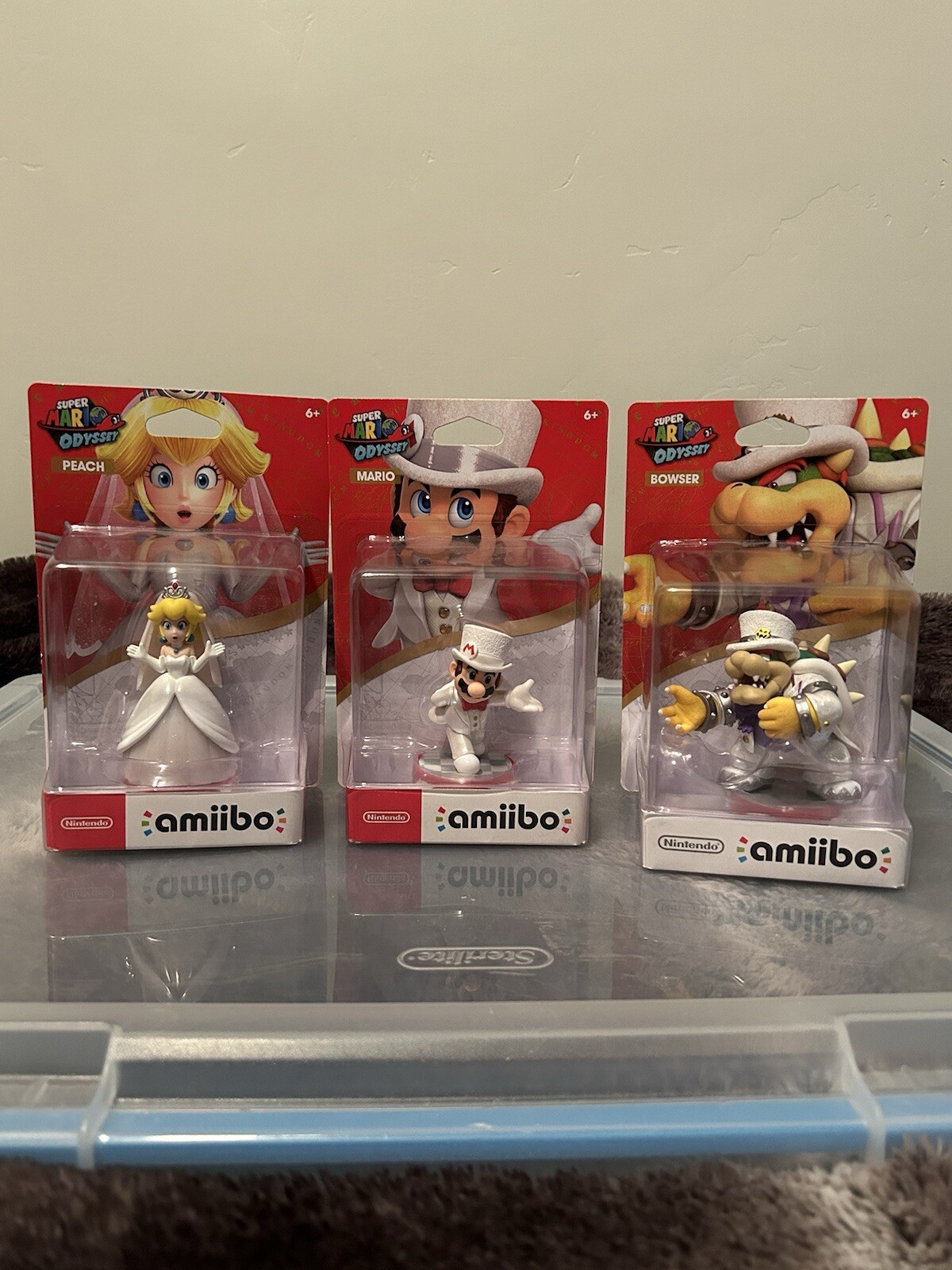 Nintendo amiibo Super Mario Odyssey Comes With Three Figures, Peach, Mario, Bows