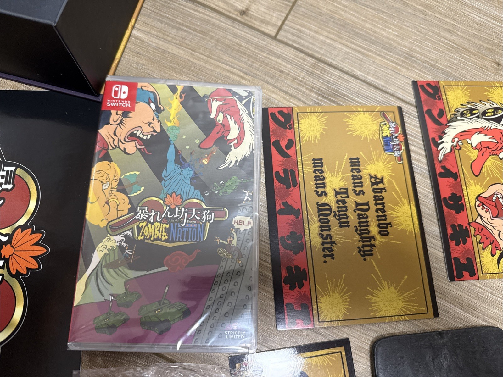 Zombie Nation & Abarenbo Tengu Nintendo Switch Collector’s edition new.see pics