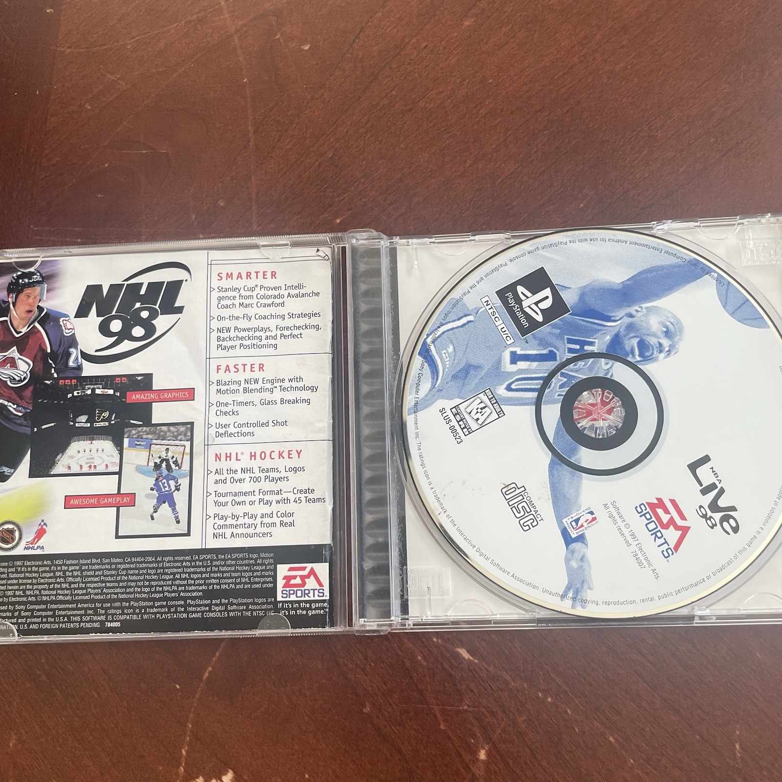 NBA Live 98 (Sony PlayStation 1, 1997) PS1