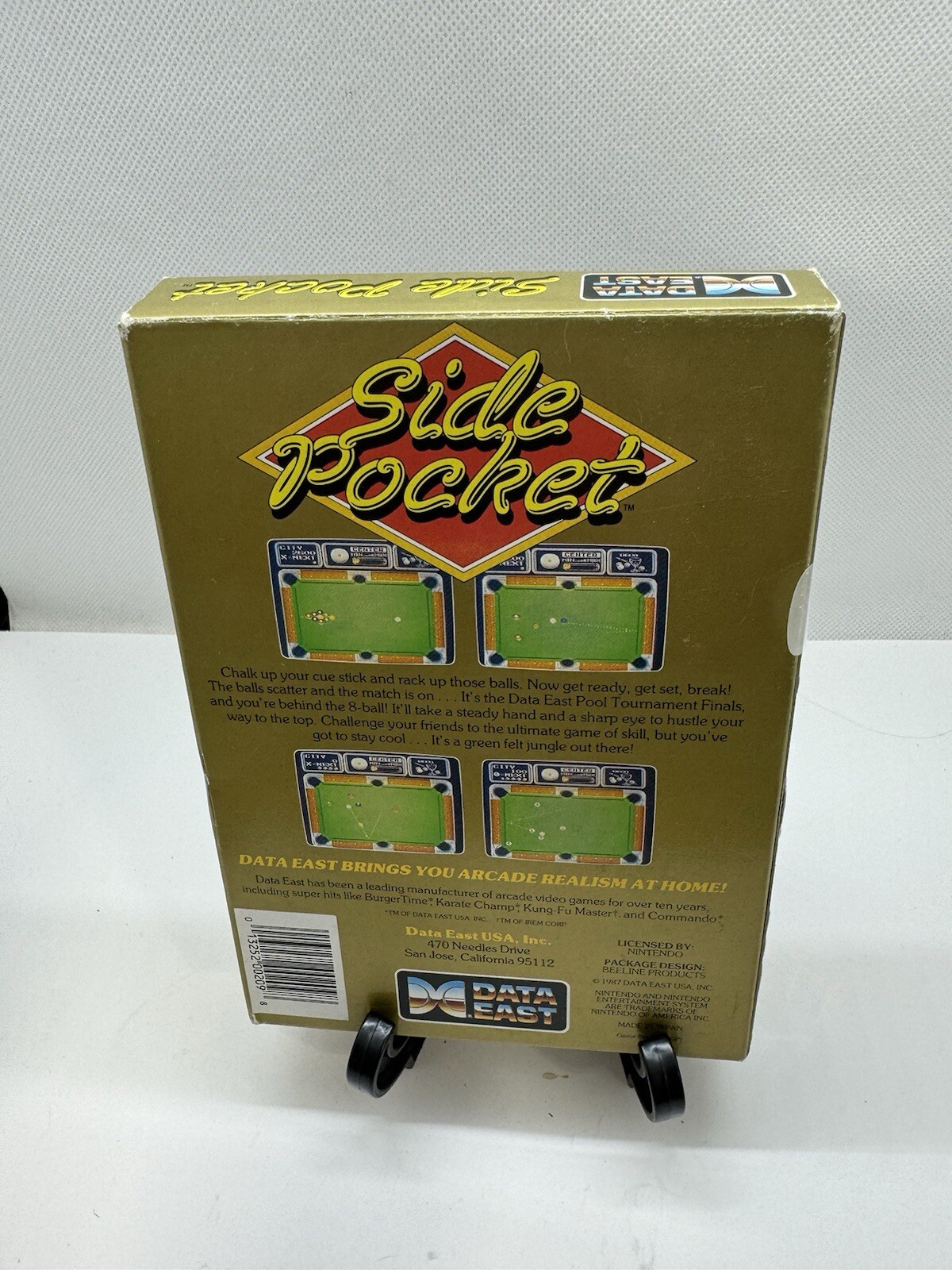 Nintendo Side Pocket NES 100% Complete CIB Unplayed PRISTINE Condition MINT