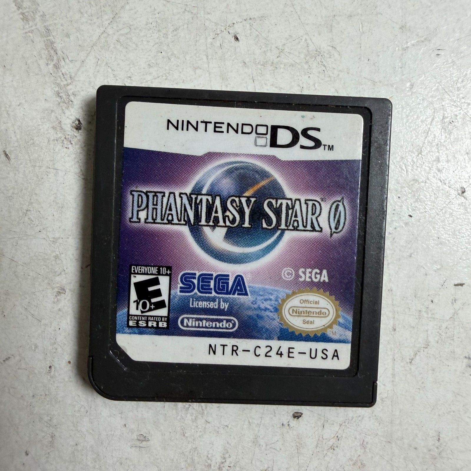 Phantasy Star 0 (Nintendo DS) SEGA Action Role-Playing Video Game Cartridge
