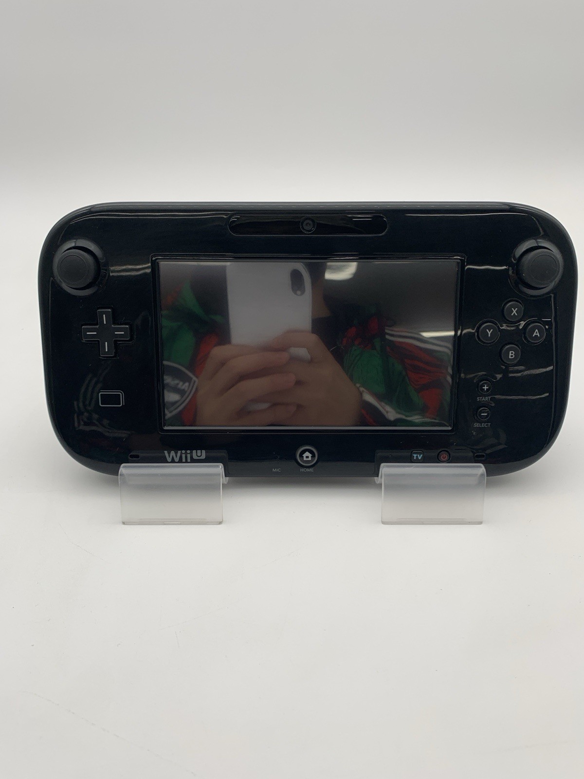 Nintendo Wii U WUP-010 Gamepad Only Black Works Tested 0703-205