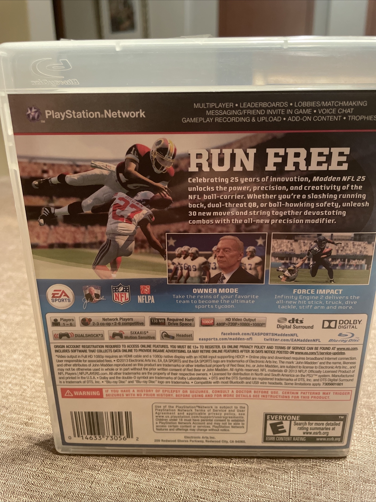Madden NFL 25 For Sony PlayStation 3 PS3