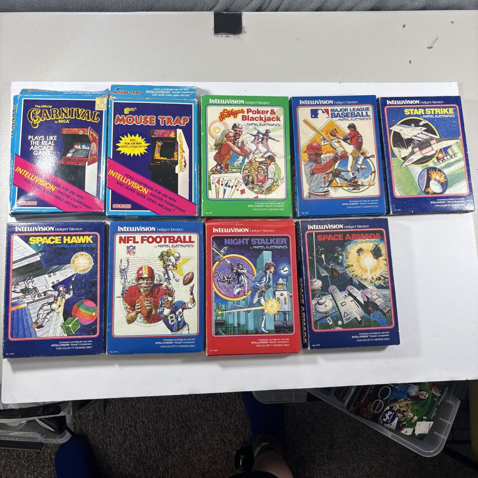 Mattel Intellivision Collectors Bulk Lot | Console | Intellivoice | 20 Games