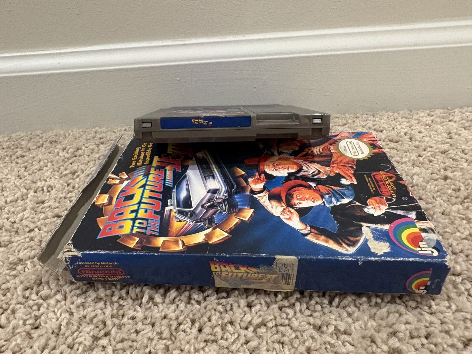 Back To The Future 2/3 NES CIB Read