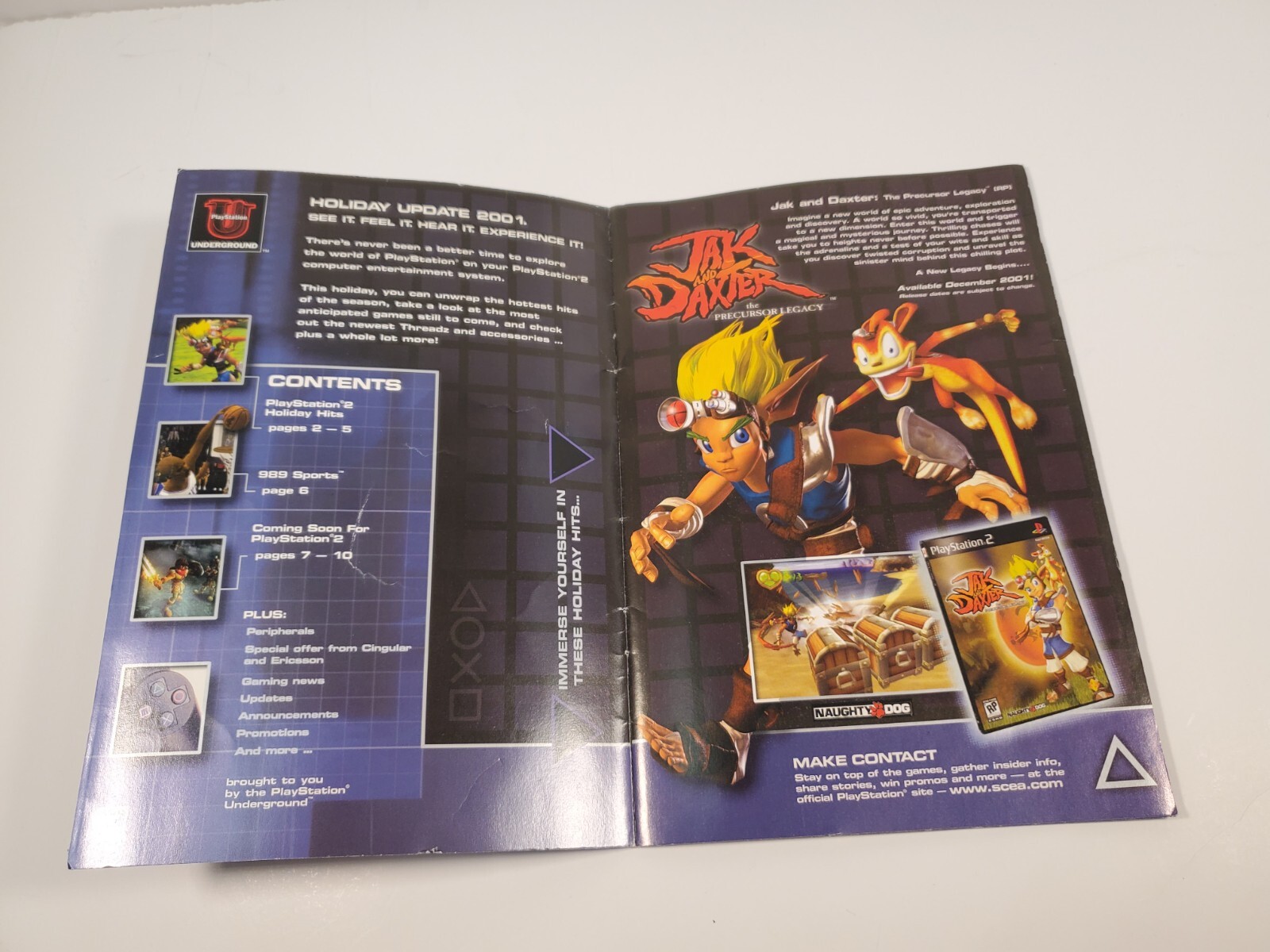 Playstation Underground 2001 Holiday Gaming Magazine Booklet