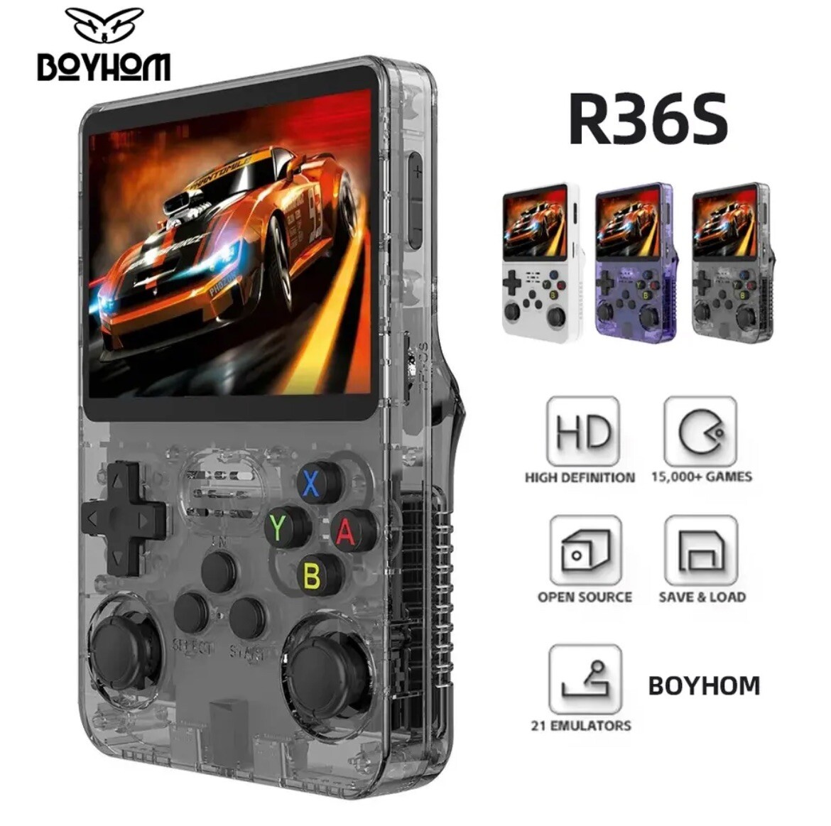 R36S Handheld Video Game Console Retro 3.5 Inch 15,000+ Games