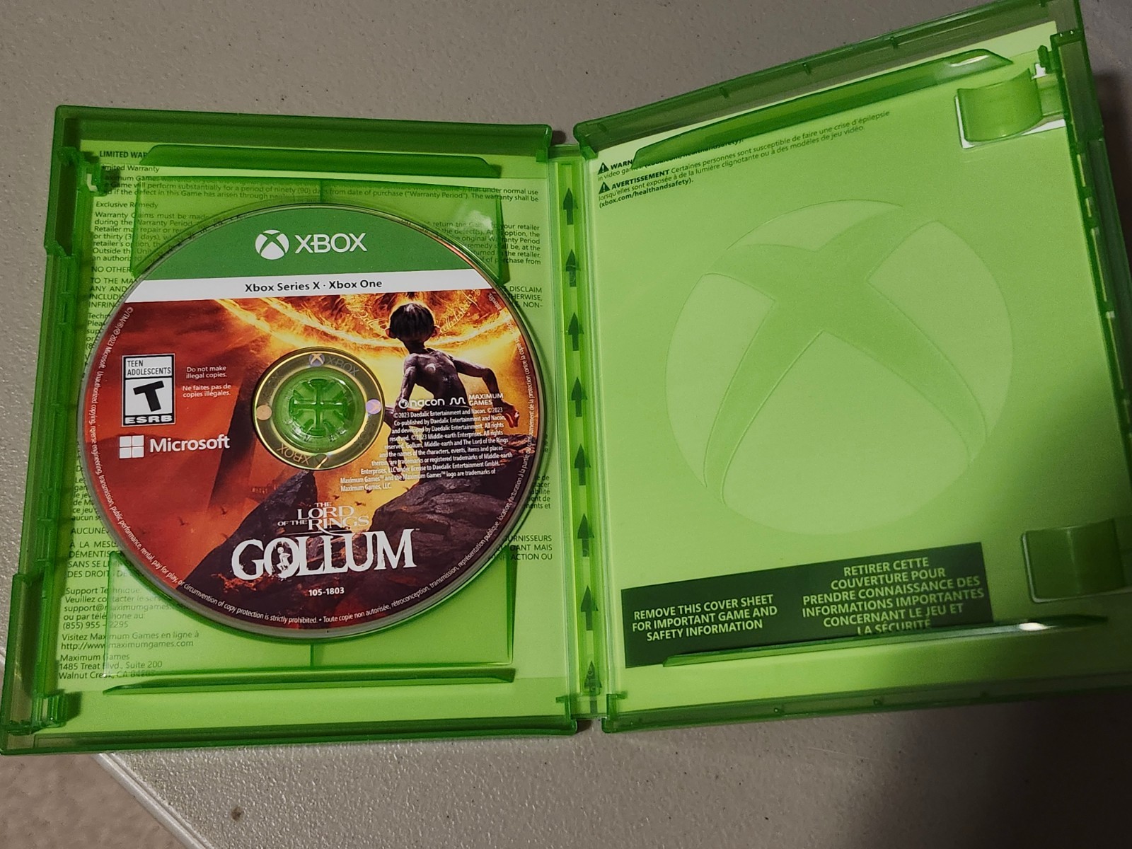 Lord of the Rings Gollum Xbox Series X/Xbox One