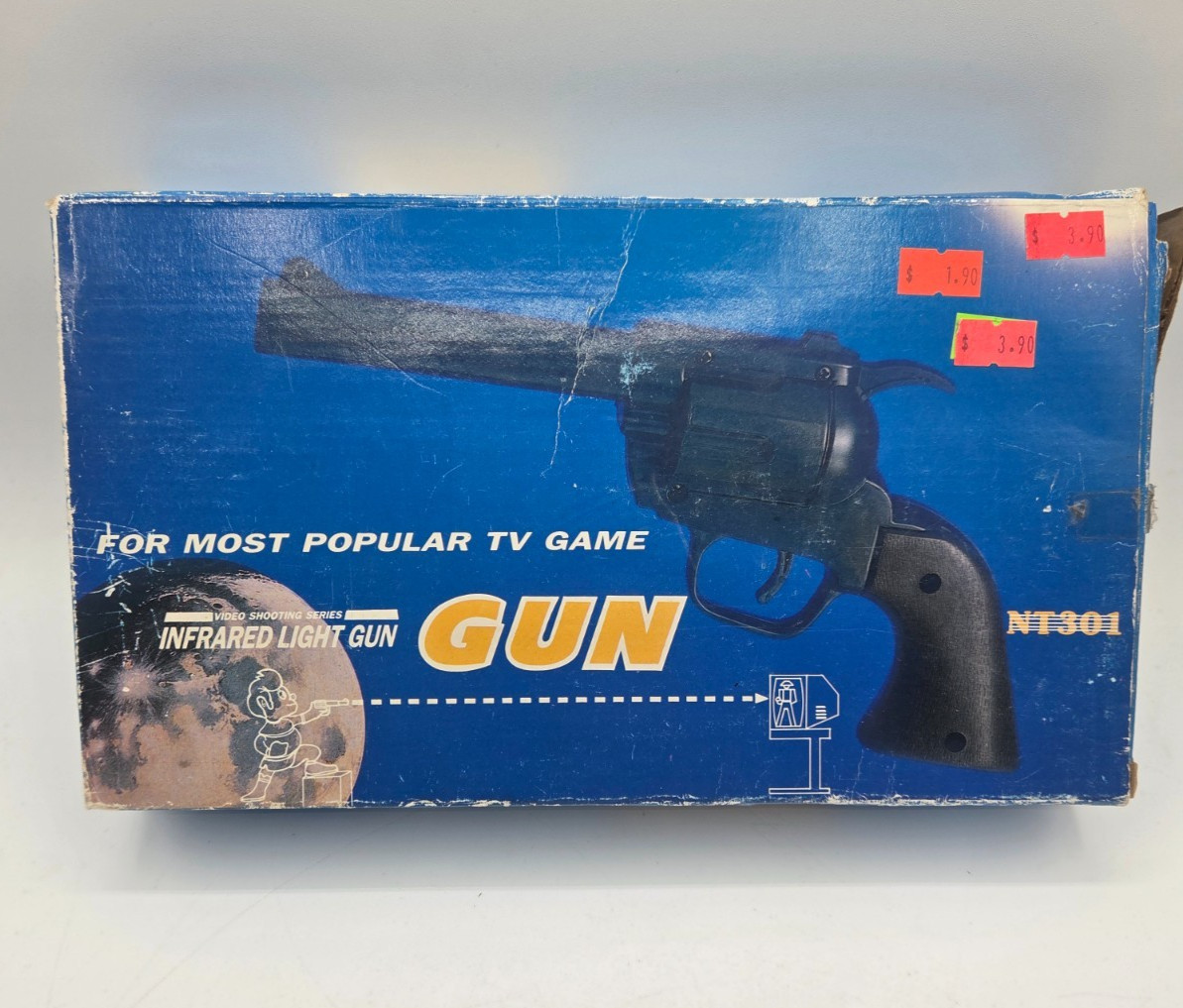 RARE VTG Video Shooting Series Infrared Light Gun NT301 (Nintendo/Famicon?) READ