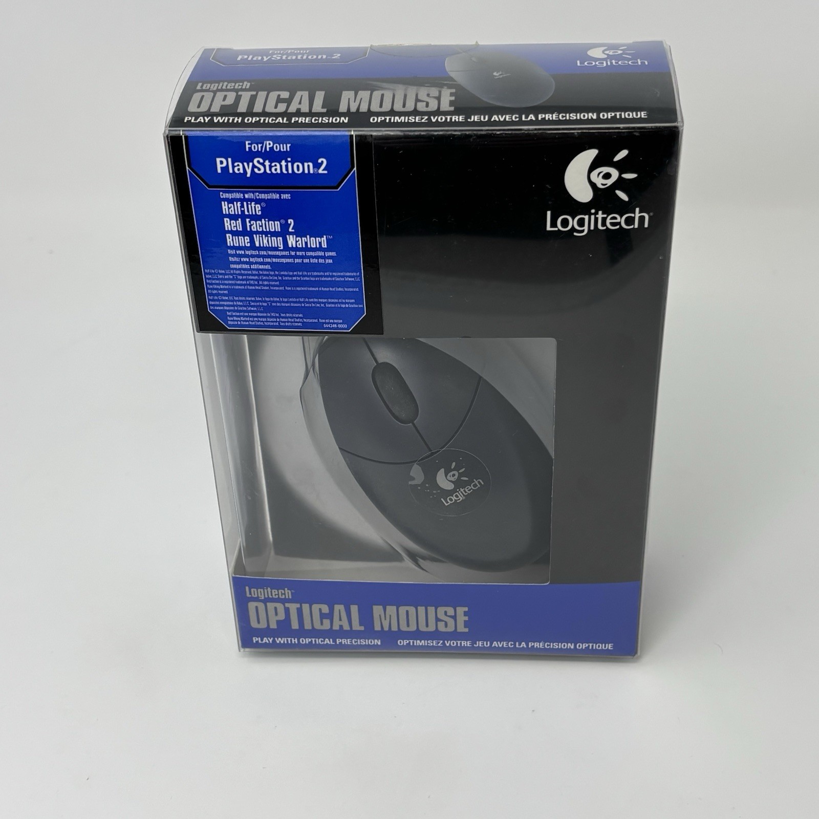 Logitech Optical Mouse for Playstation 2 (PS2). Brand New. Ultra Rare!
