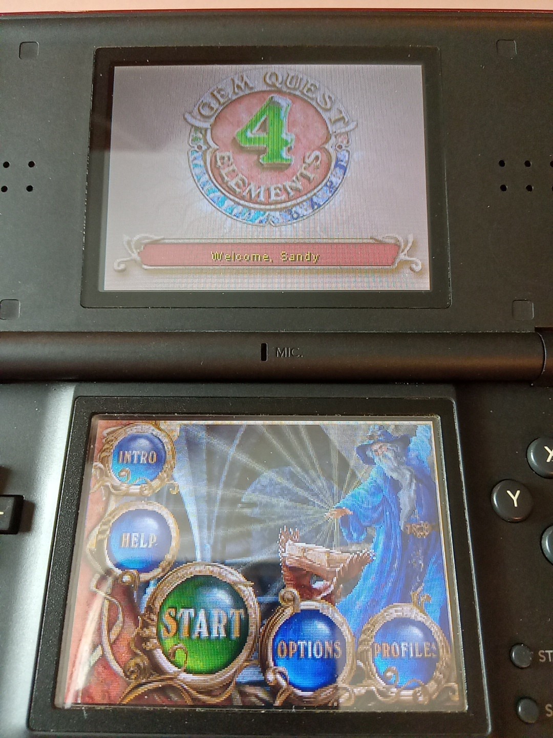 Gem Quest: 4 Elements (Nintendo DS) Authentic Game Cartridge Cib Tested