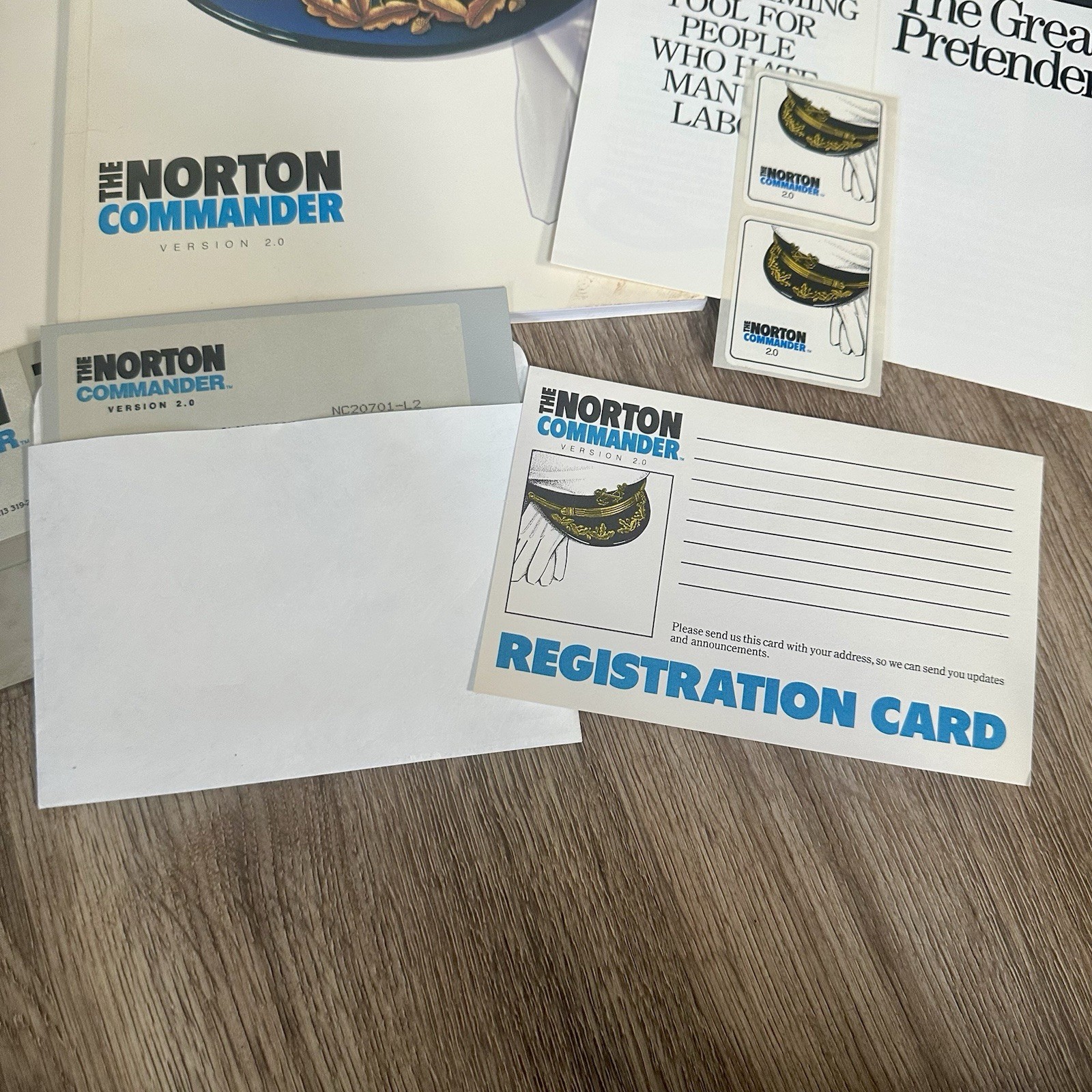 Norton Commander 2.0 IBM PC With The Original Box And The Manual 1988 Computing