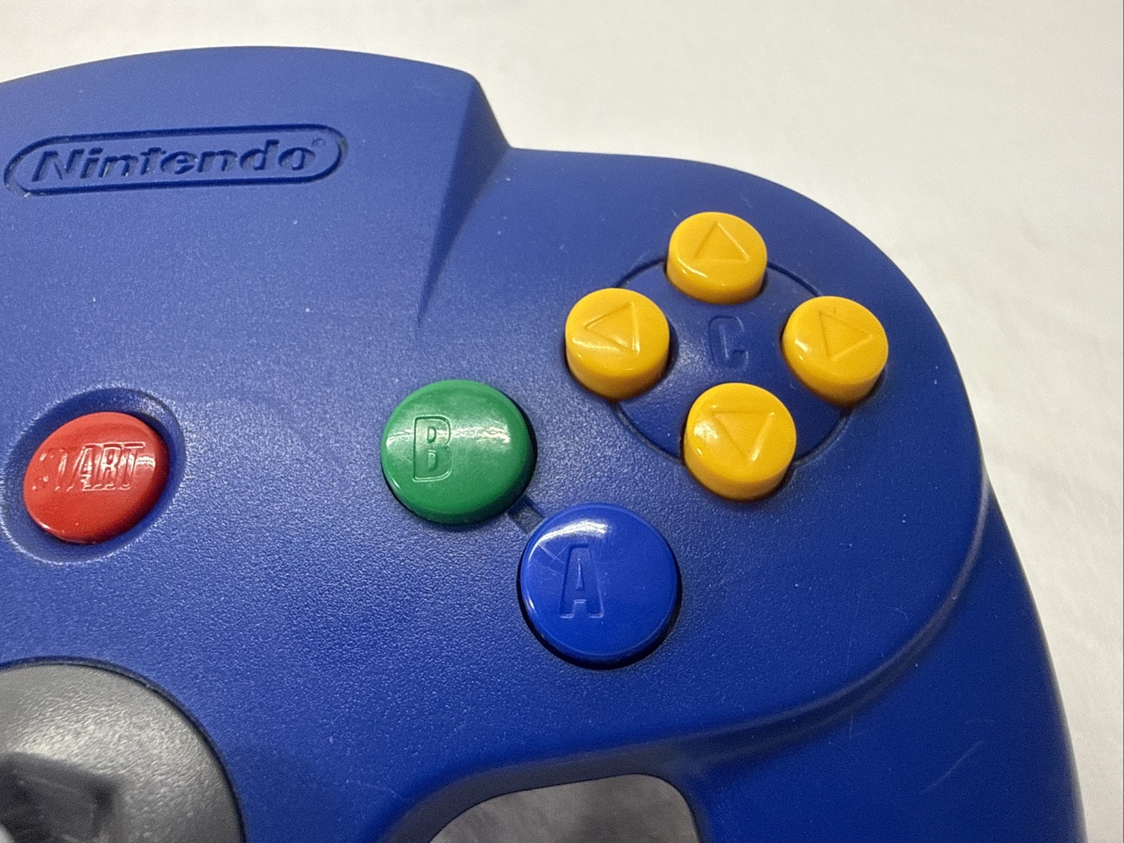 Official Nintendo 64 Controller Blue AUTHENTIC OEM N64 Remote Original NUS-005