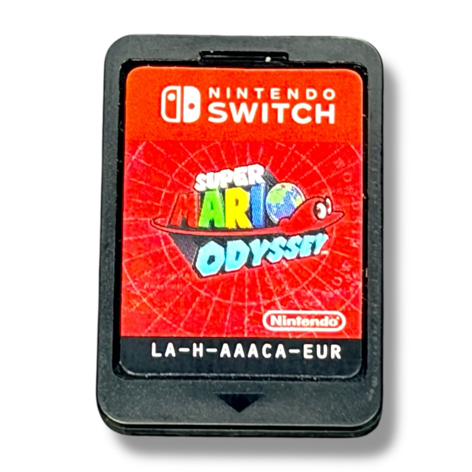 Nintendo Switch Super Mario Odyssey Cartridge & Original Case Tested & Works