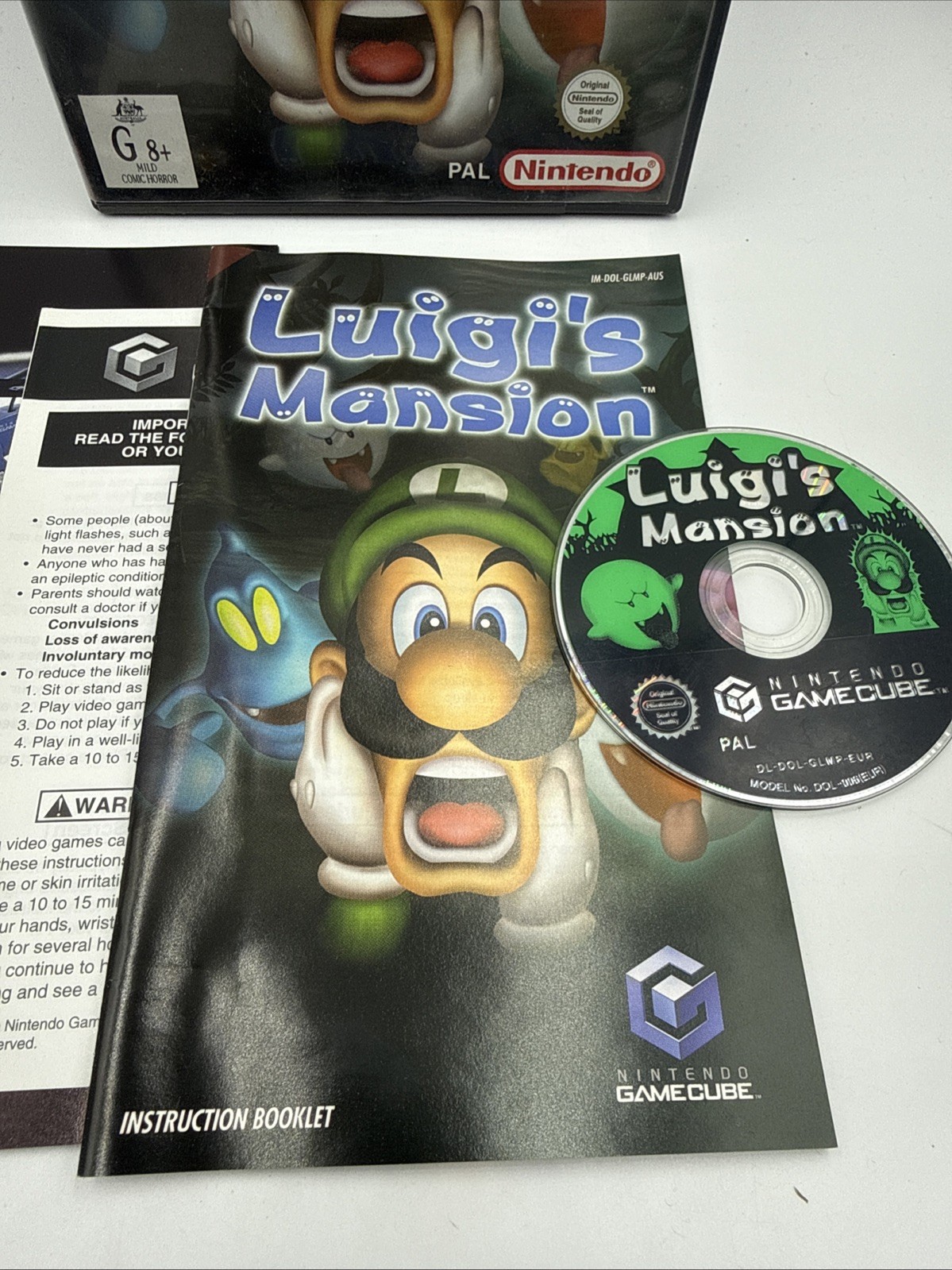 Luigi’s Mansion Nintendo GameCube Complete With Manual RARE GEM! TRACKED POST
