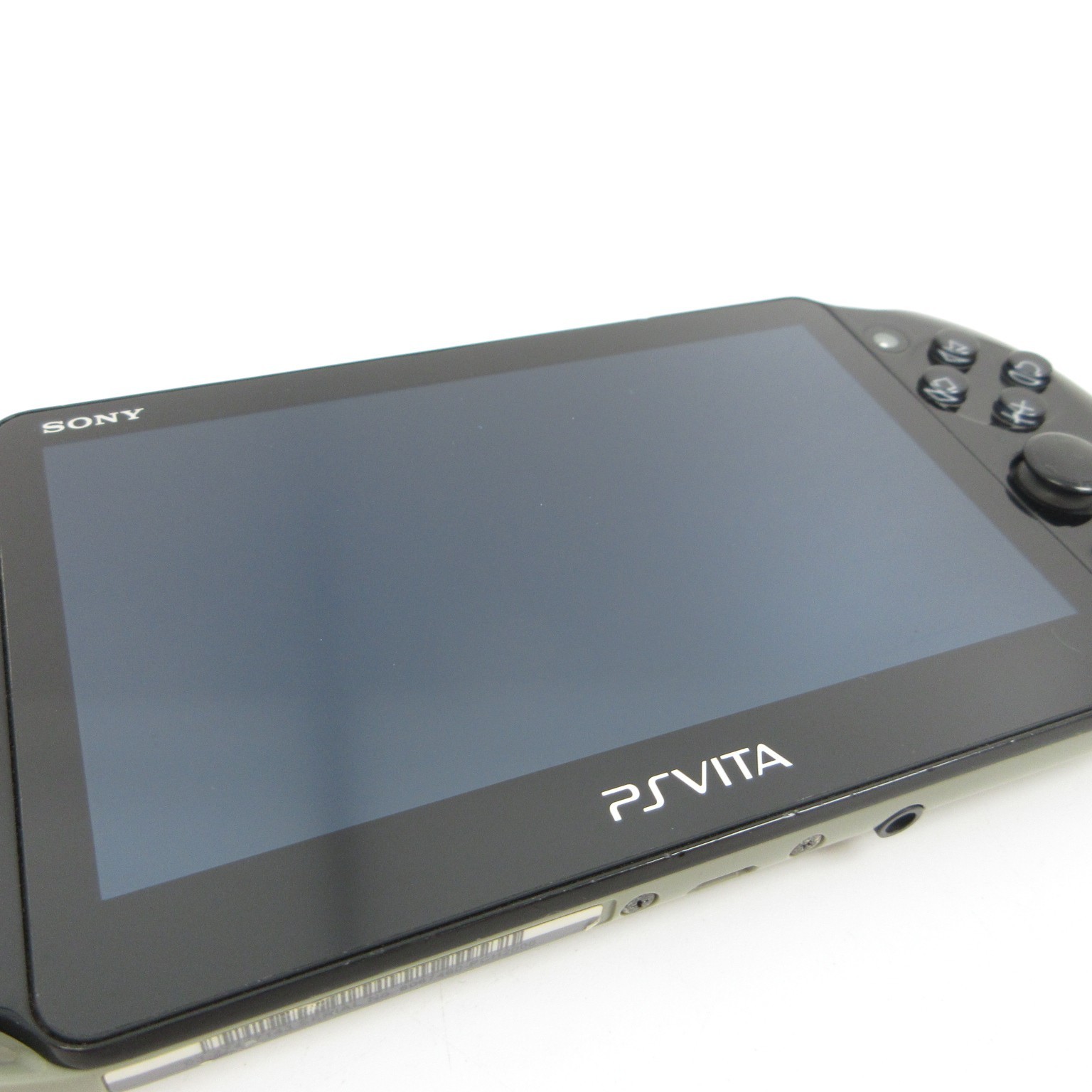 【Very Good】Sony PS Vita PCH-2000 Khaki / Black Wi-Fi Model Console only #DEN2/12
