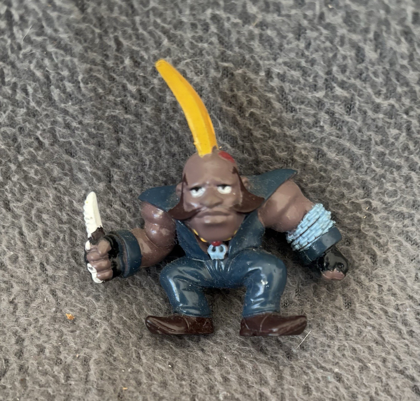 Capcom Street Fighter Birdie Figure Bandai Vintage (not A Keychain)