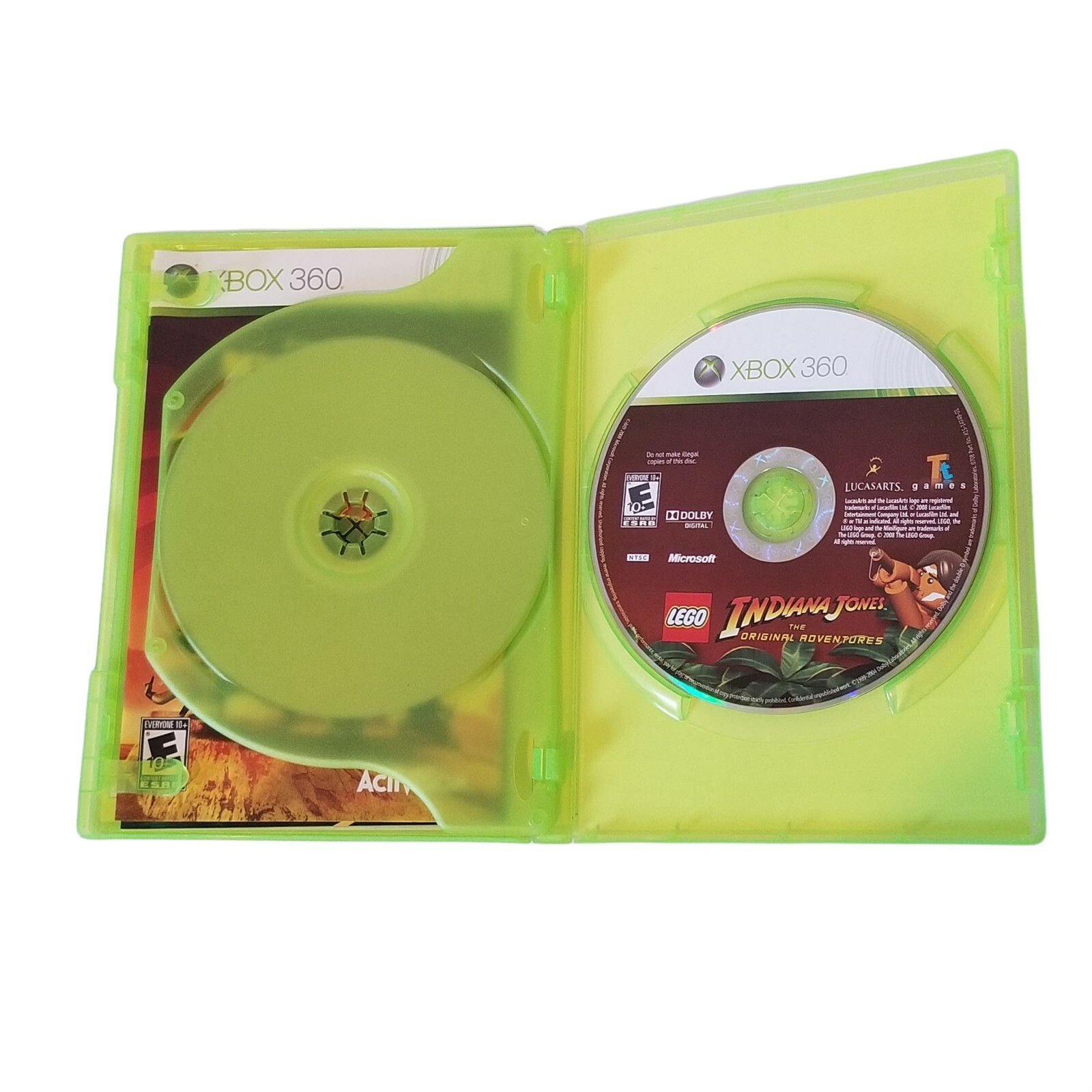 Lego Indiana Jones The Original Adventures and Kung Fu Panda Microsoft Xbox 360