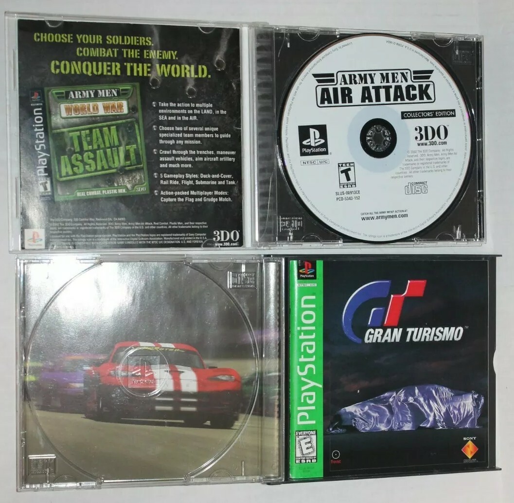 PlayStation PS1 & PS2 Game Lot – 18 Titles – Mixed Action Sports Racing – Read