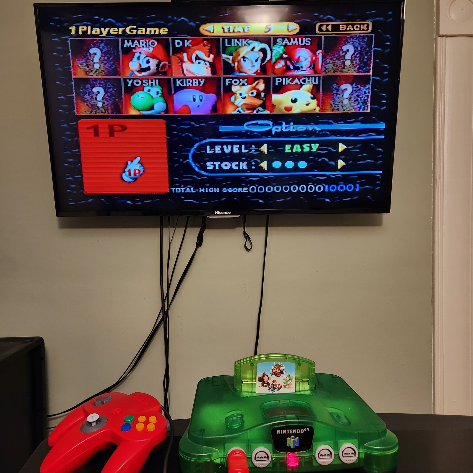 4 In 1 Multi Game – Nintendo 64 – Smash Bros, Mario Kart, Mario 64, Yoshi Story