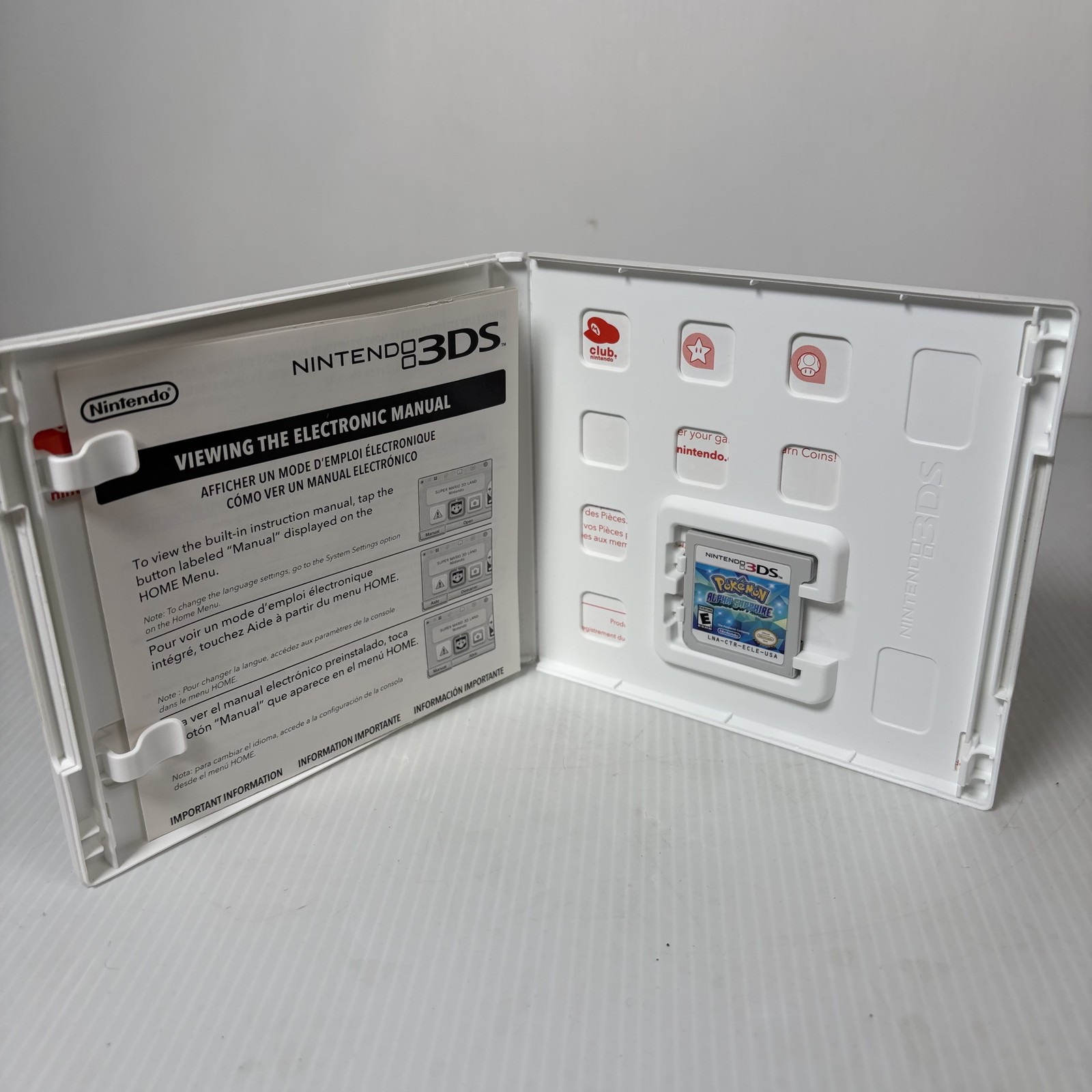 Pokémon Alpha Sapphire Nintendo 3DS Game CIB Complete In Box Authentic US NTSC-U