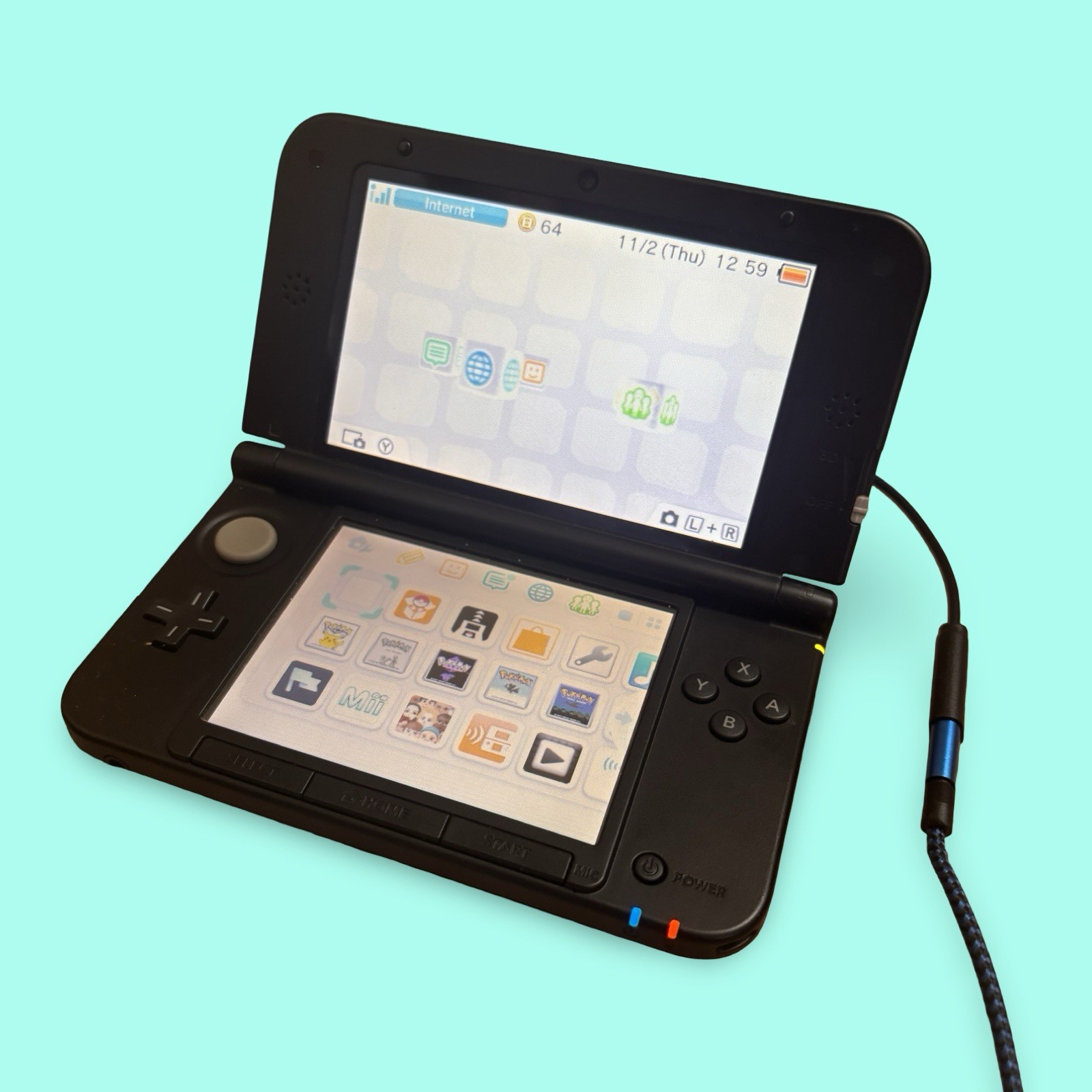 🔌 USB-C Charging Cable Adapter – Nintendo 3DS / 2DS / DSi / XL / LL Handheld