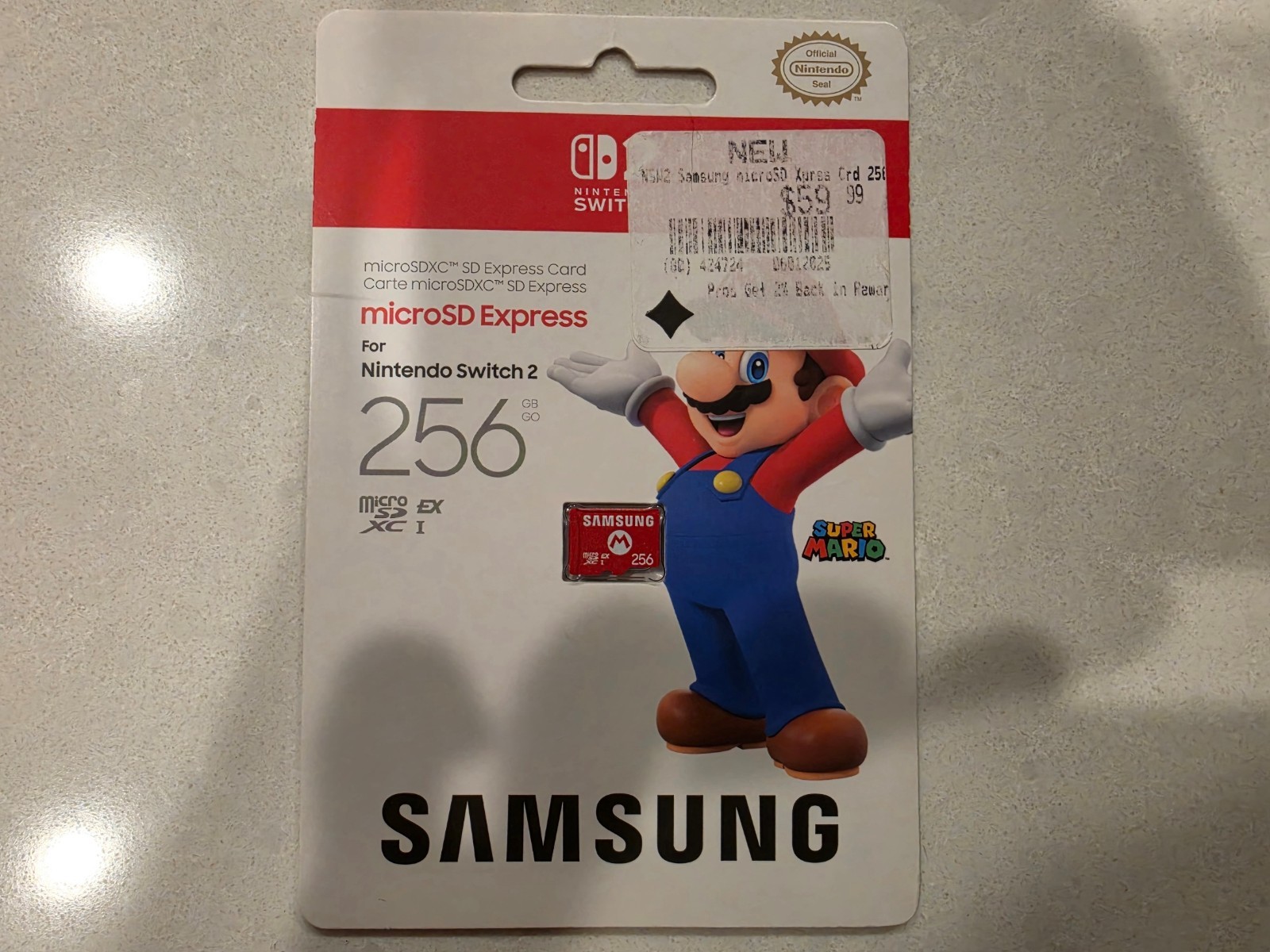 Samsung MicroSD Express Card 256GB for Nintendo Switch 2 Official Memory Micro