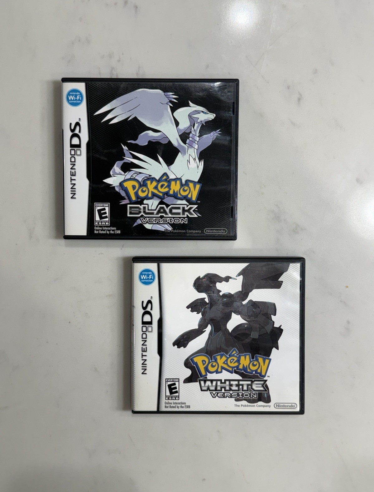Pokemon Black and White Version Bundle Lot Nintendo DS Complete CIB Authentic