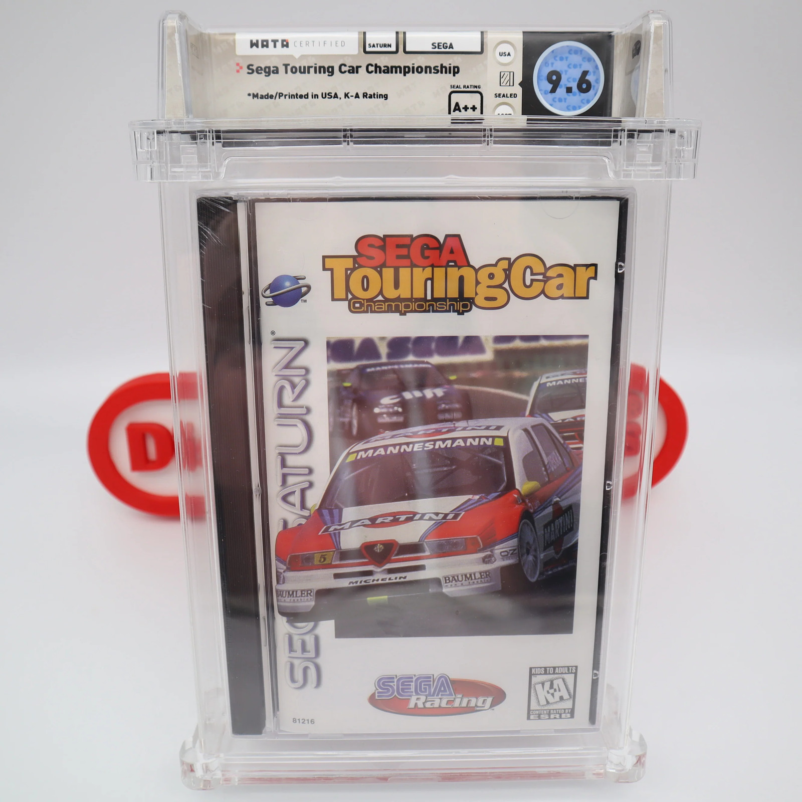 Sega Saturn SEGA TOURING CAR CHAMPIONSHIP – WATA GRADED 9.6 A++! NEW & Sealed!