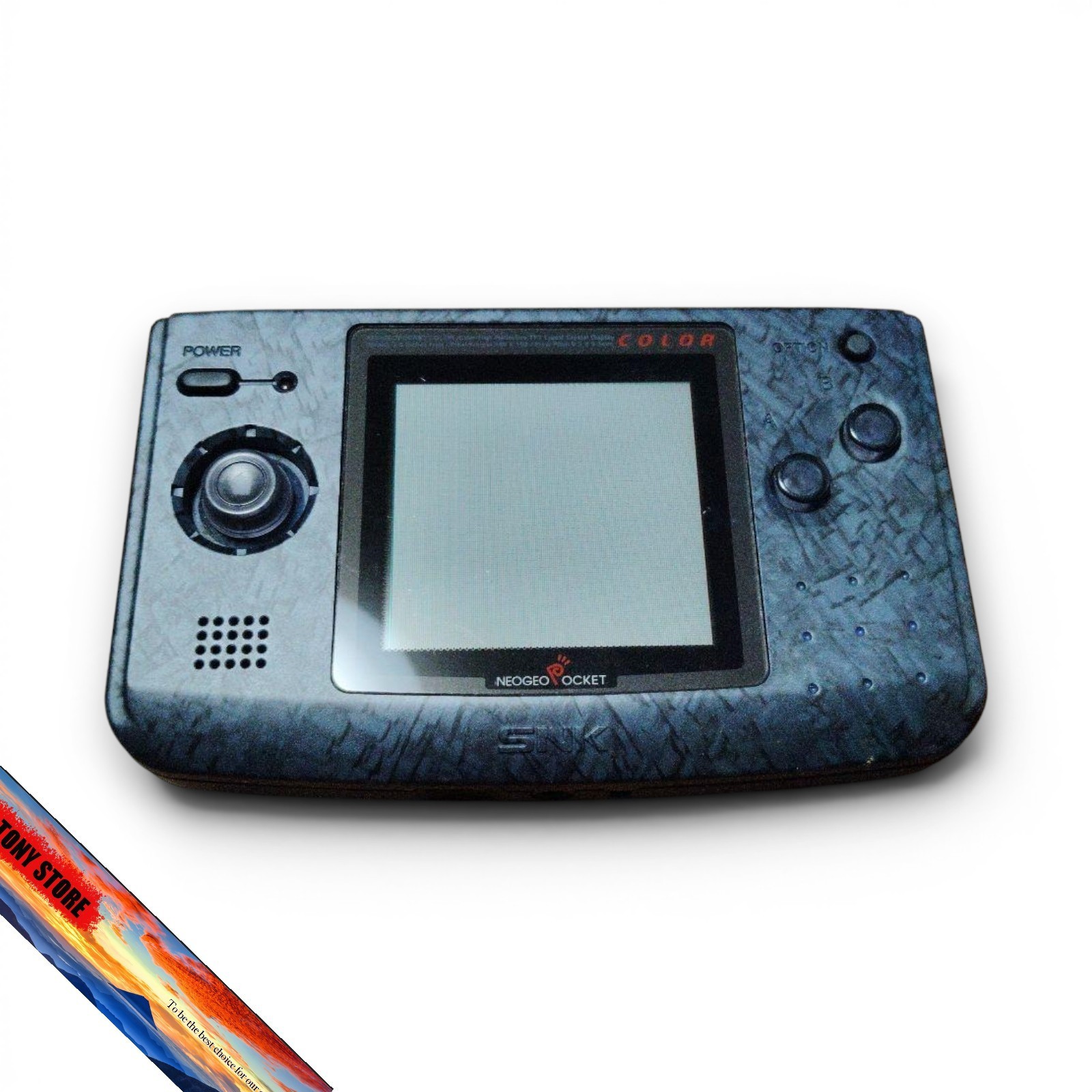 SNK Neo Geo Pocket Color Stone Blue Game Console 1998 Handheld System Japan