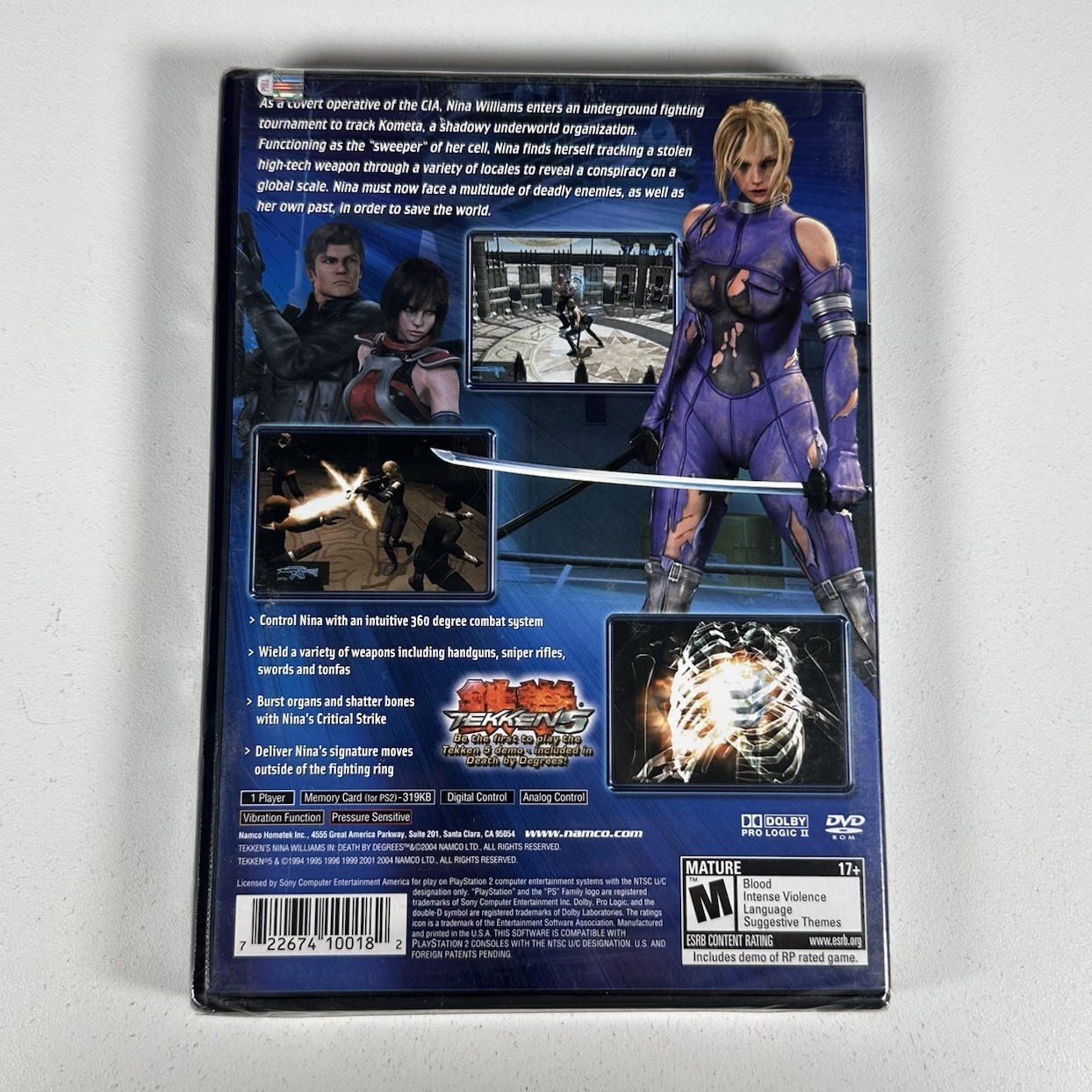 *SEALED* NAMCO Death By Degrees PlayStation 2 PS2 – FAST SHIPPING