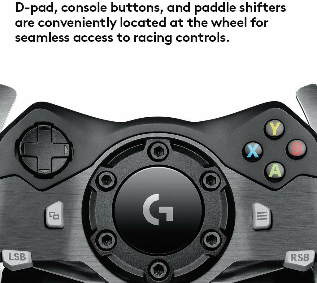 Logitech G920 Xbox Driving Force Racing Wheel for Xbox One and PC (941-000121)