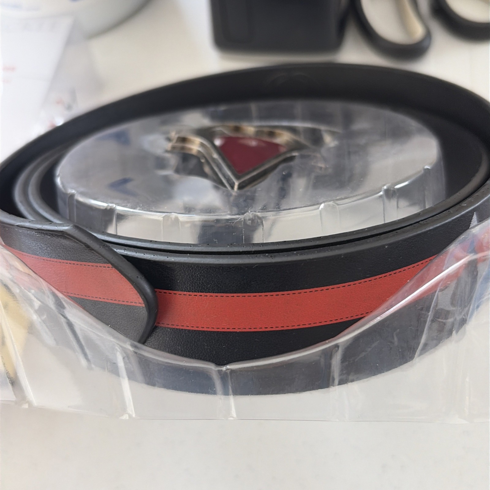 Assassin’s Creed RARE RED Silver Belt Buckle