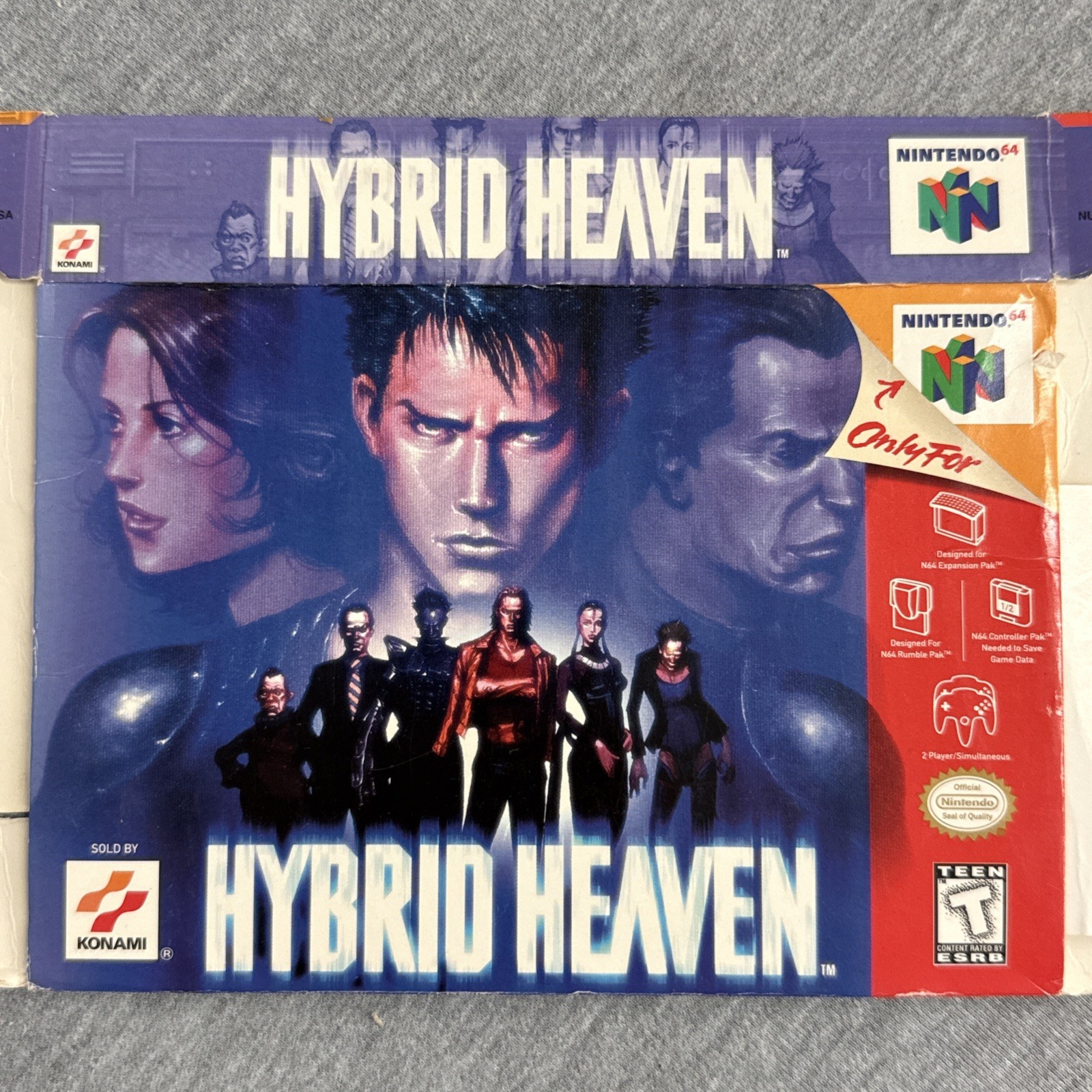 Hybrid Heaven (Nintendo 64, 1999) N64 [Box Only]