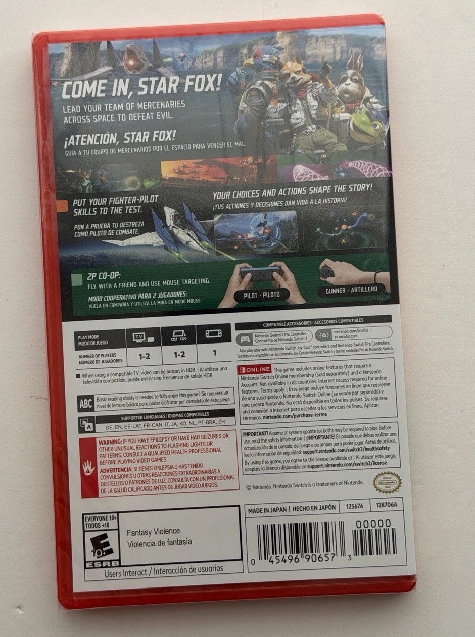 Starfox (Switch 2) – Fox McCloud