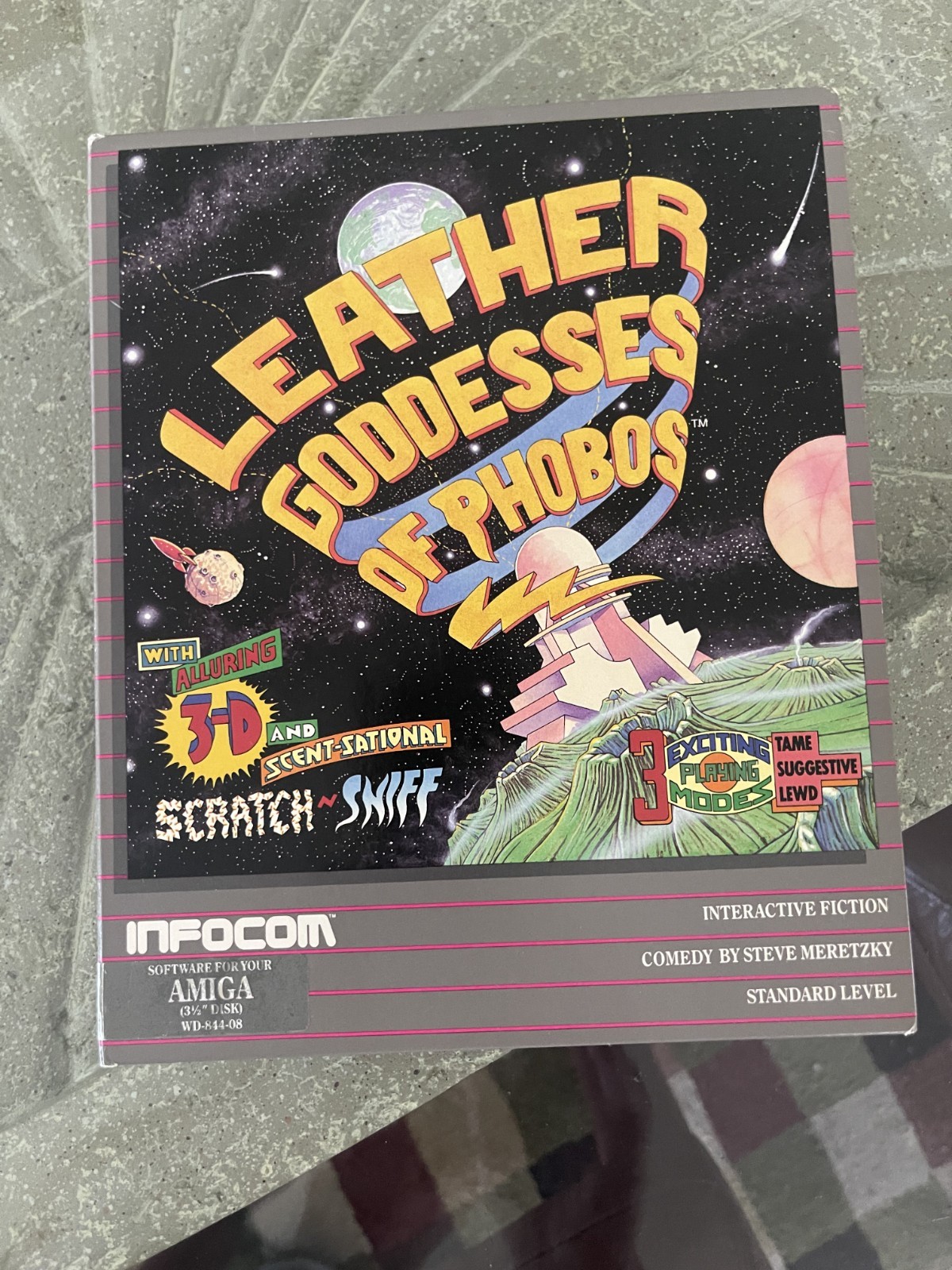 Infocom Lot – 4 Amiga Classics – Planetfall, Leather Goddess, Cutthroats, Zork I