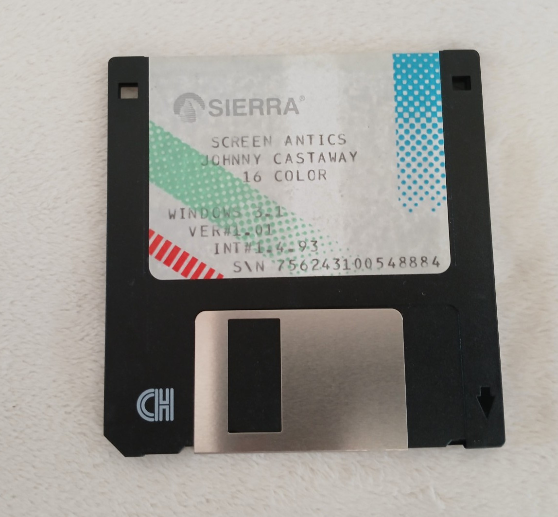 Vintage 1992 Sierra Family Fun Pack PC 3.5 Disk Big Box Gobliins Hints Longbow
