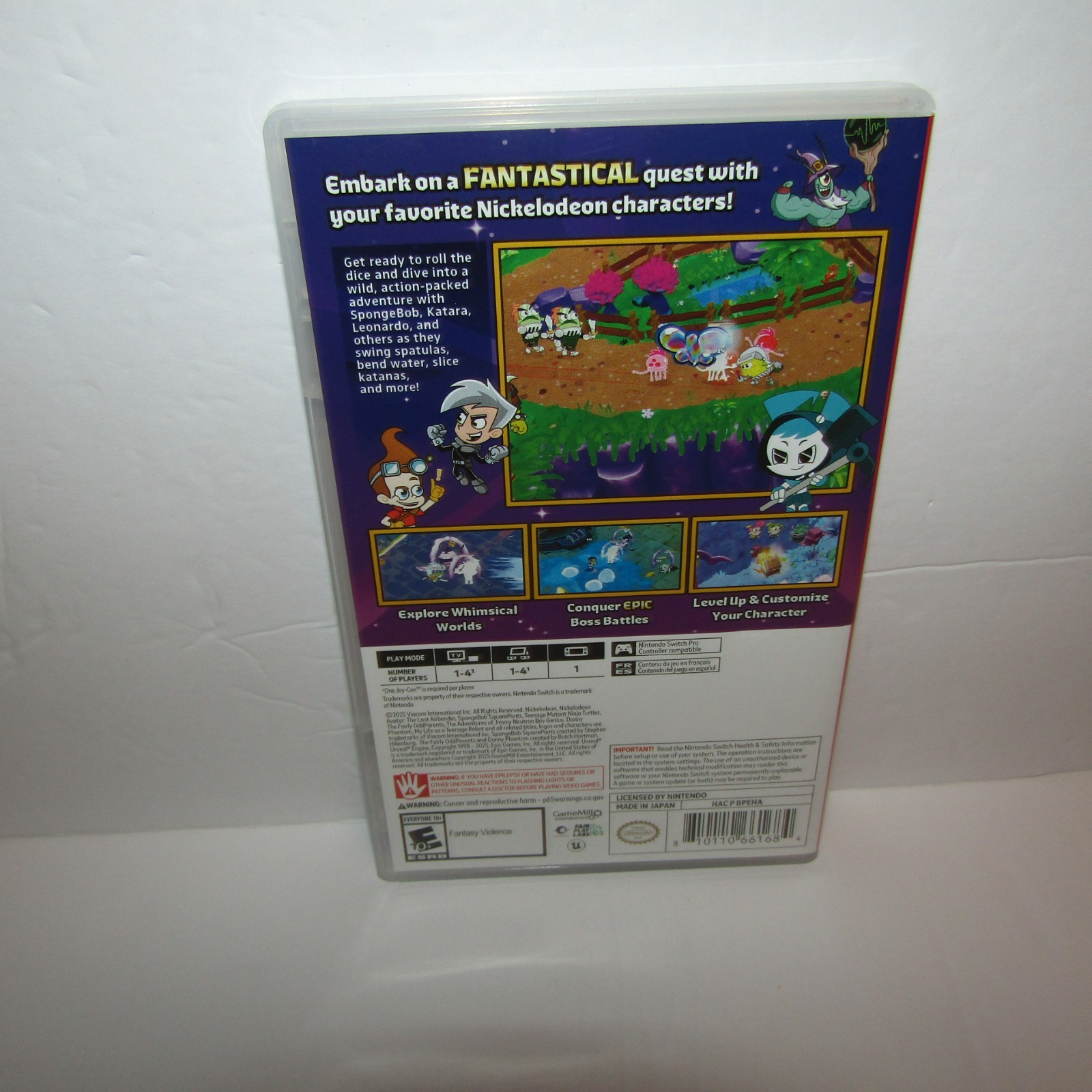 NickToons and The Dice Of Destiny Nintendo Switch Video Game Tested and Working